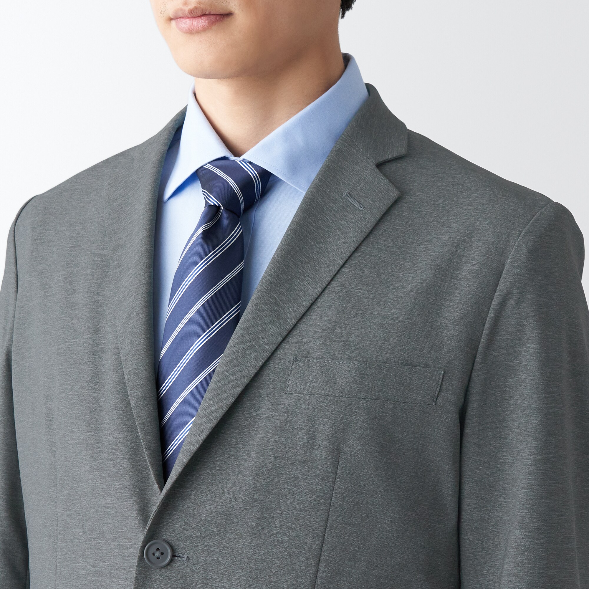 【セットアップ可能】イージーケアストレッチジャケット