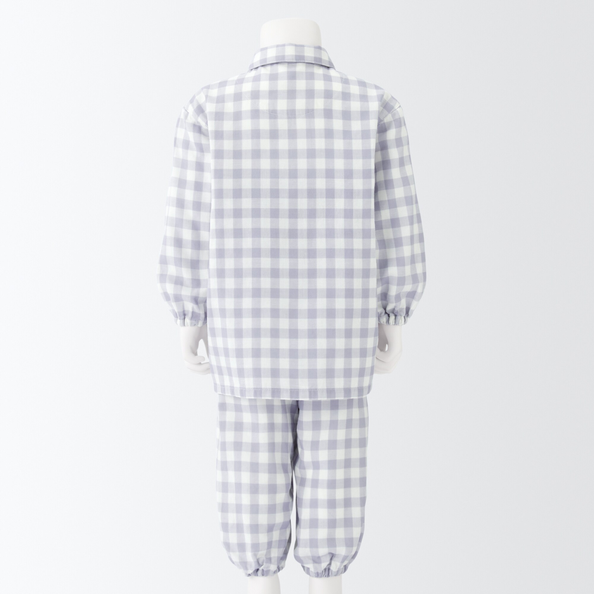 脇に縫い目のない　二重ガーゼお着替えパジャマ（ベビー）