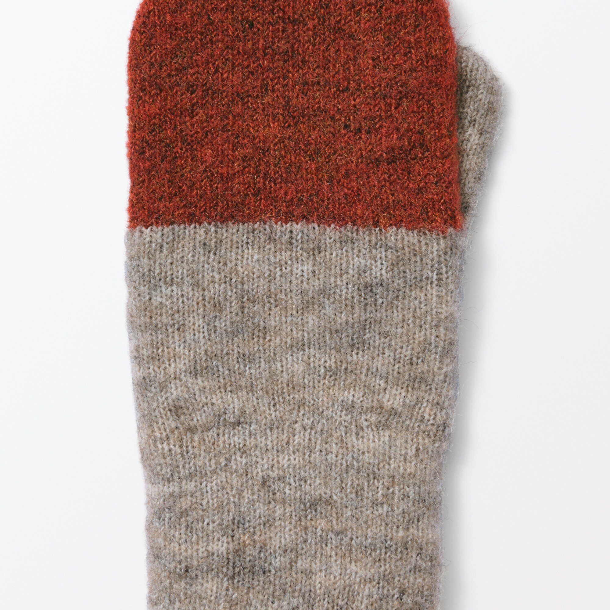 再生ポリエステル混　のびのび　ミトン（ベビー）