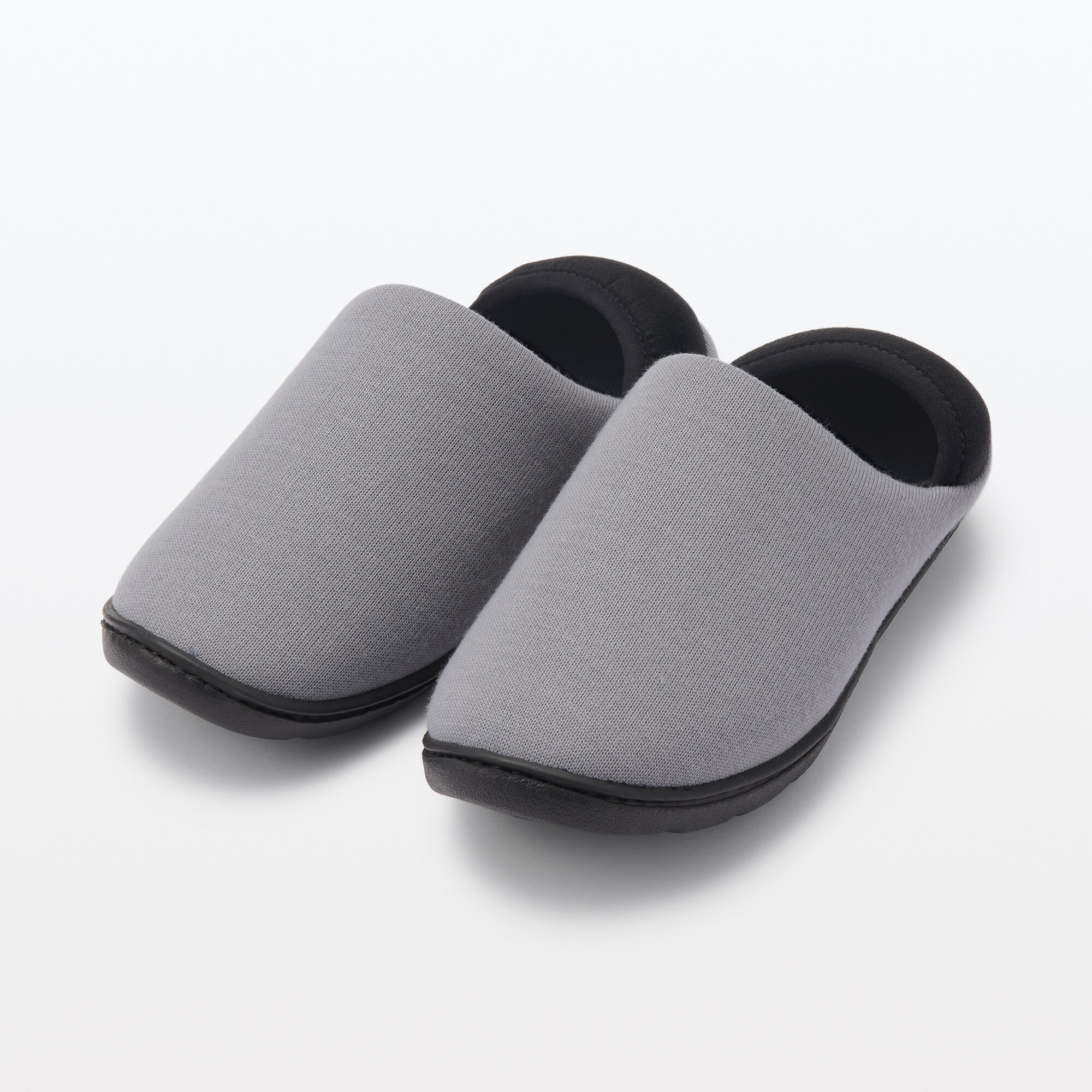 いつものもしも防災スリッパかかと付き　Ｍ～Ｌ・グレー