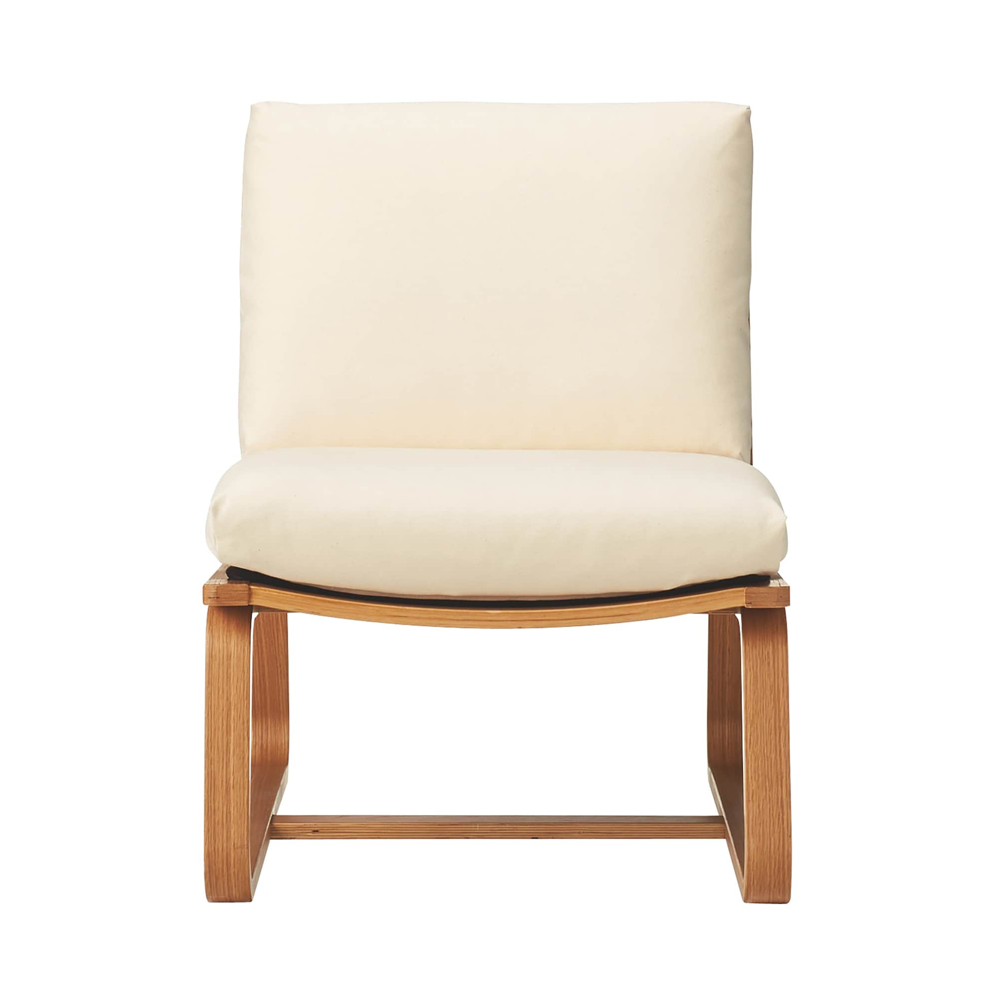 リビングでもダイニングでもつかえるソファチェア・オーク材（カバー別売り）