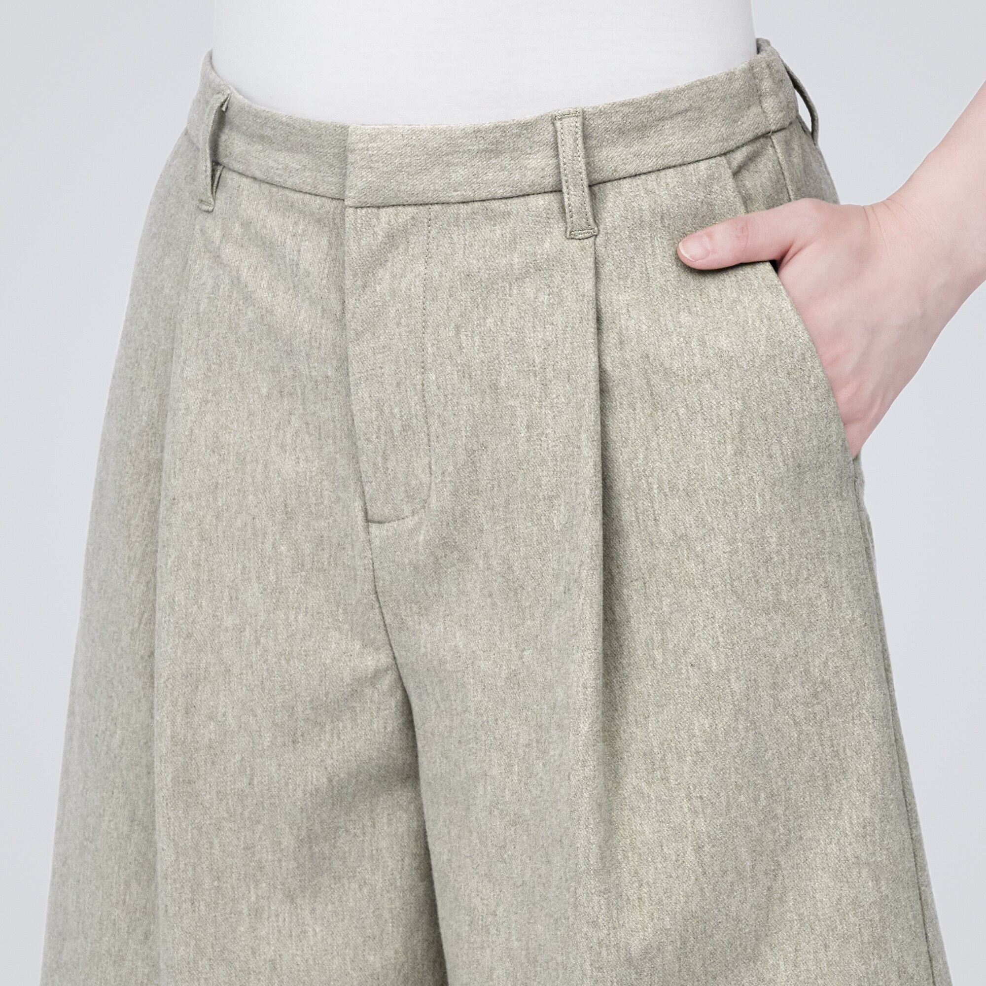 ストレッチ起毛ハーフパンツ