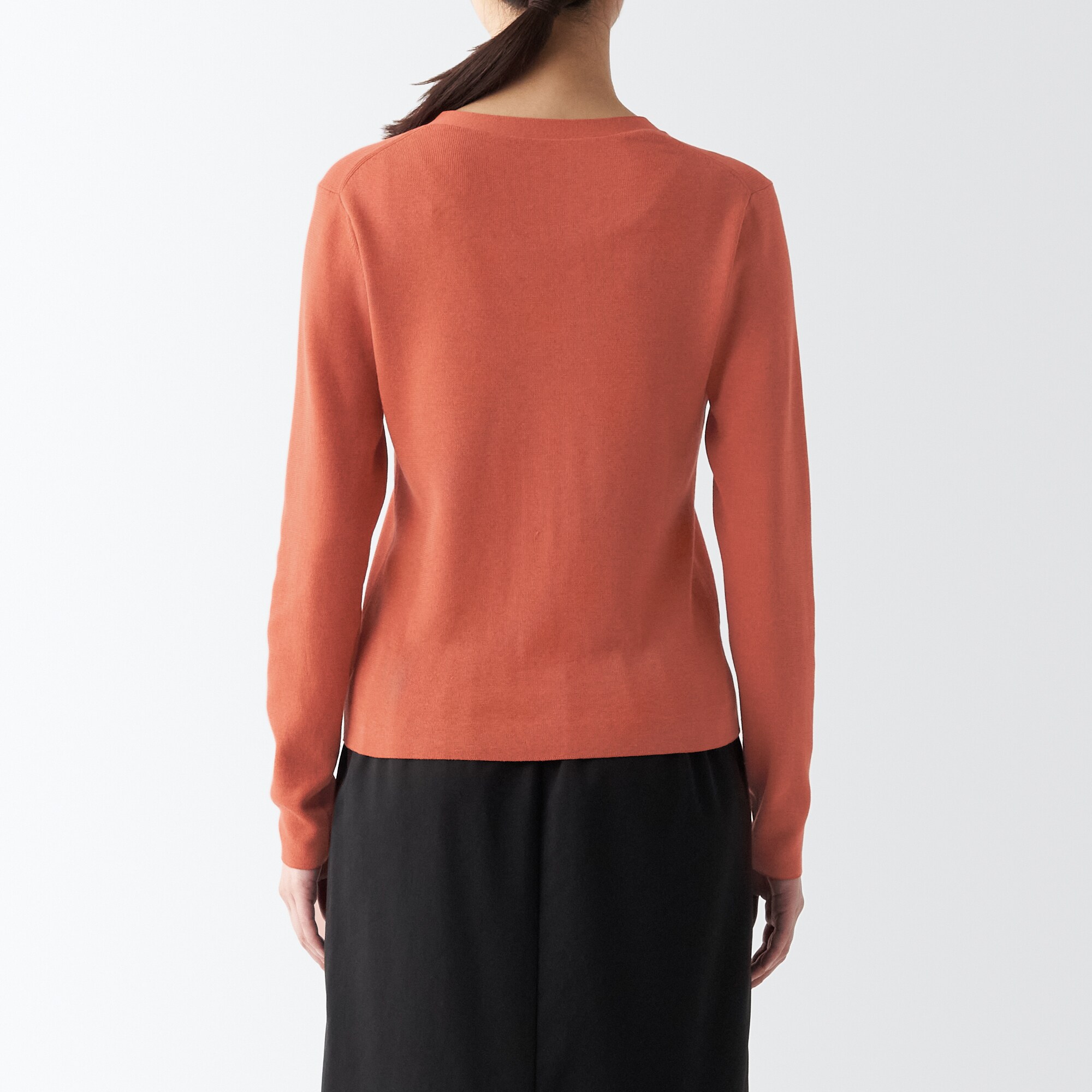 ＵＶカットリブ編みＶネックカーディガン