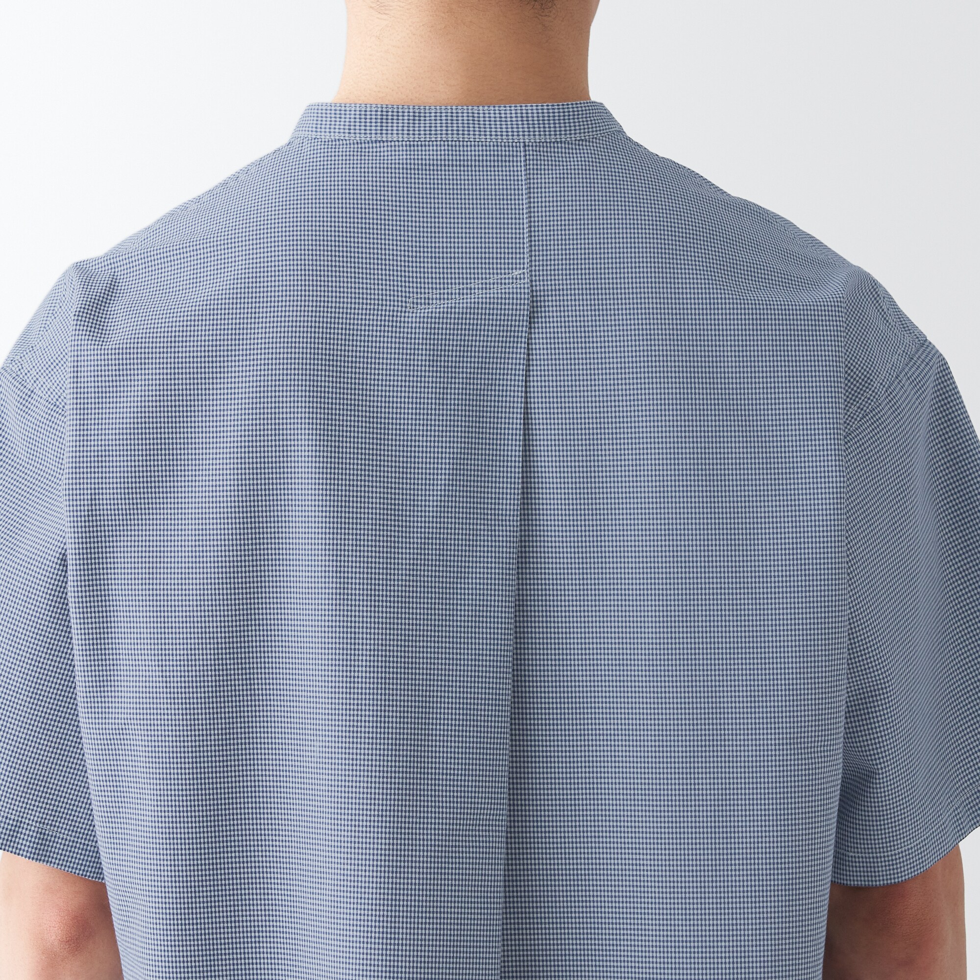 和紙混スタンドカラーシャツ（紳士）