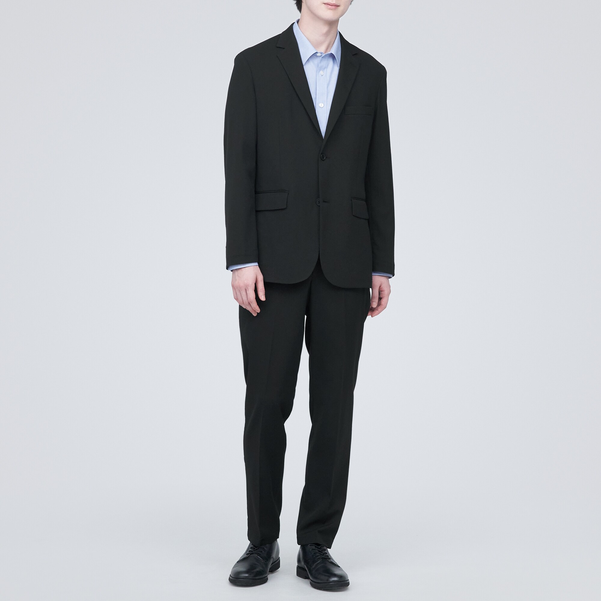 【セットアップ可能】撥水ストレッチノータックパンツ