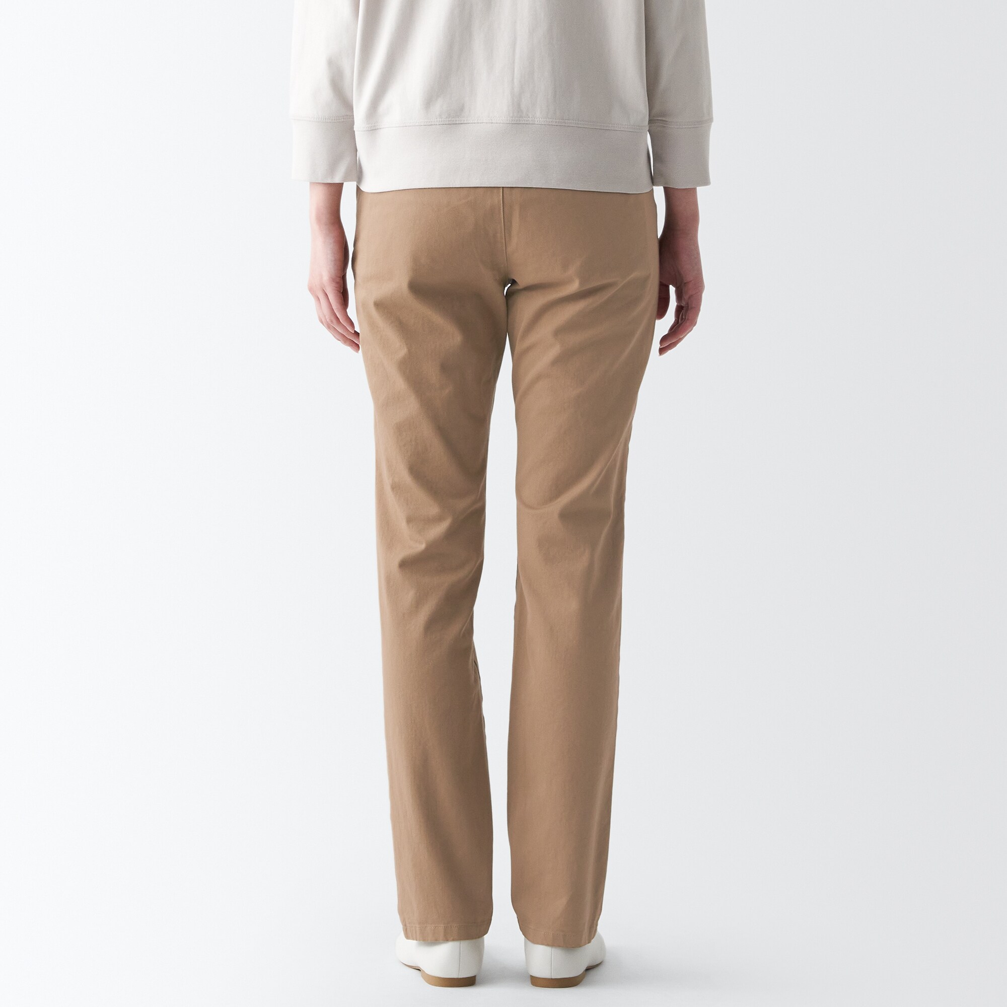 【スリム】縦横ストレッチチノスリムテーパードパンツ（股下７５ｃｍ）