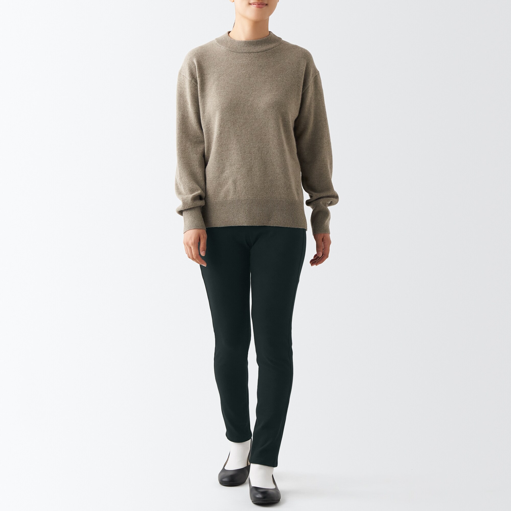 ストレッチ裏起毛レギンスパンツ