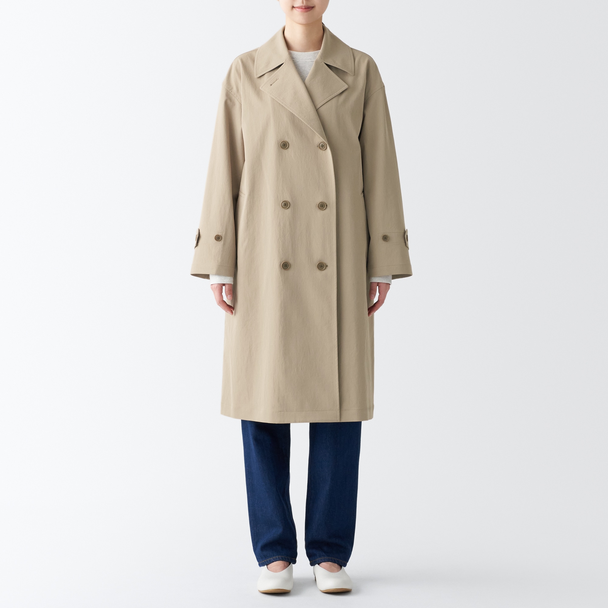 撥水トレンチコート