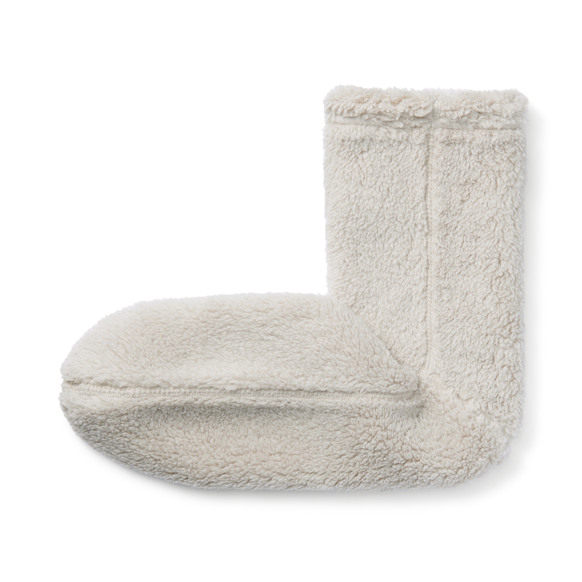 足なり直角　再生ポリエステル　ボアフリース　ルームソックス（紳士）