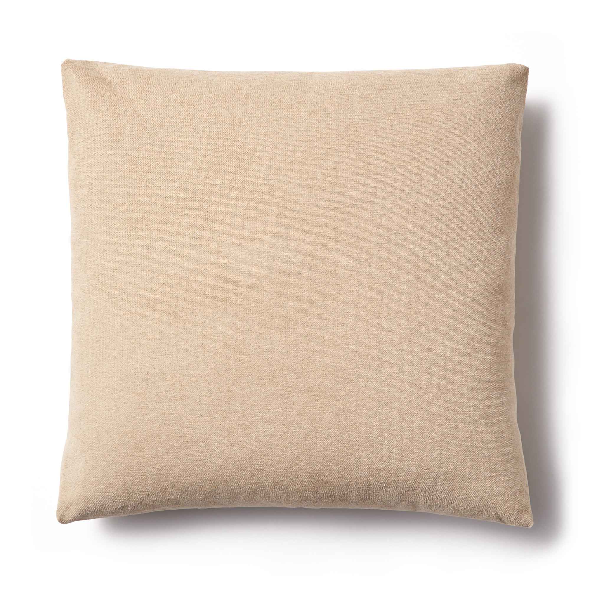 【カバー】綿シェニールユニットソファ用羽根クッションカバー／ライトグレー