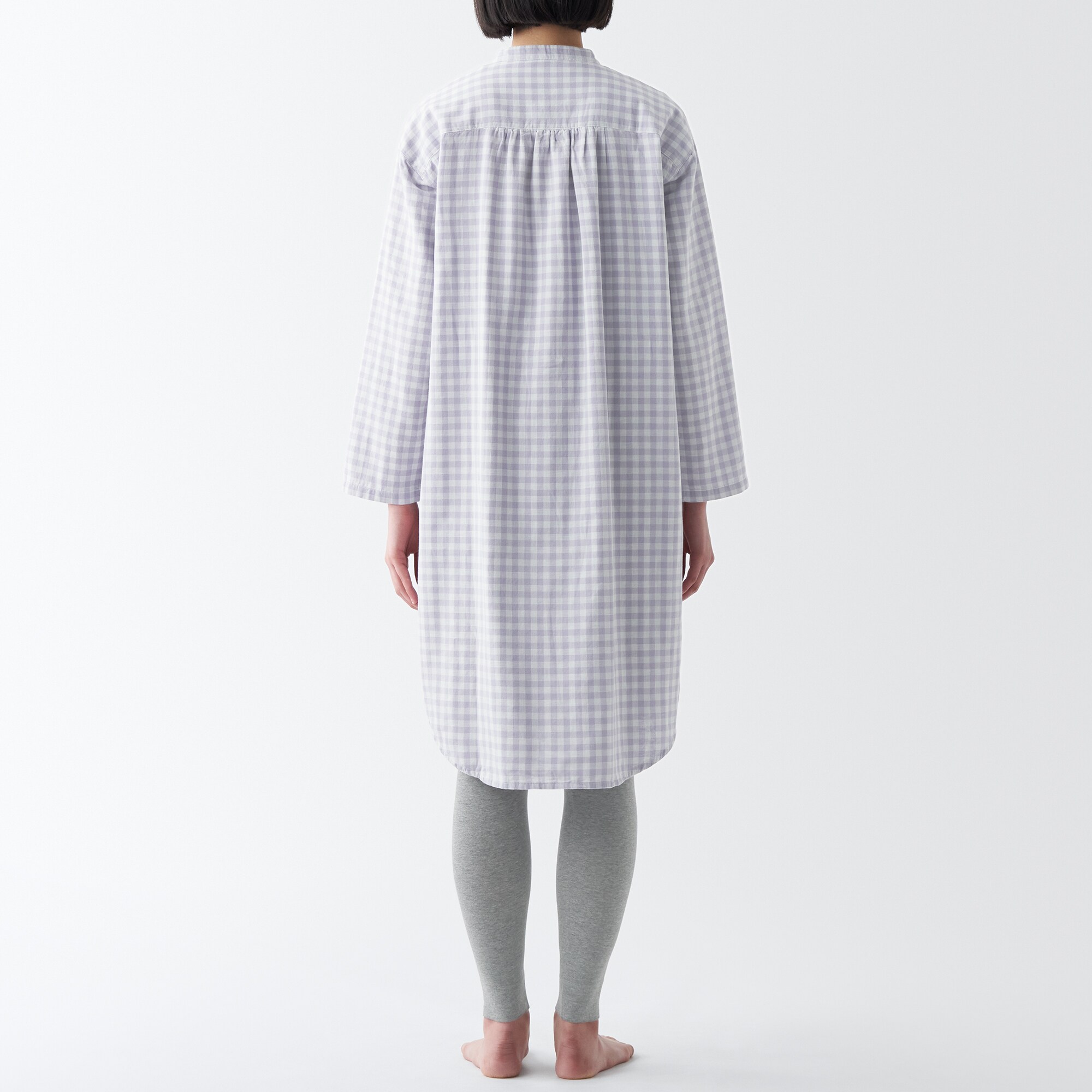 脇に縫い目のない　二重ガーゼパジャマ（マタニティ）