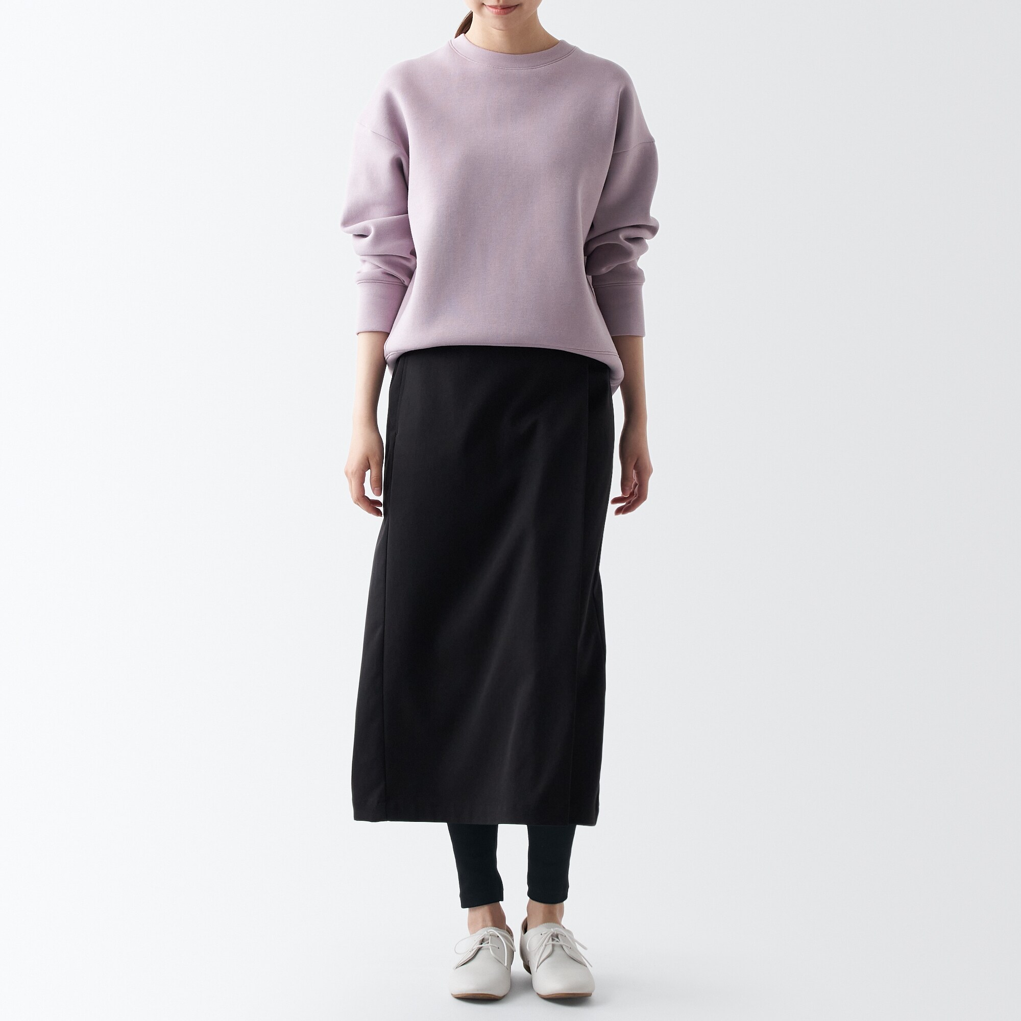 婦人　ストレッチリブ編み　レギンス（十分丈）