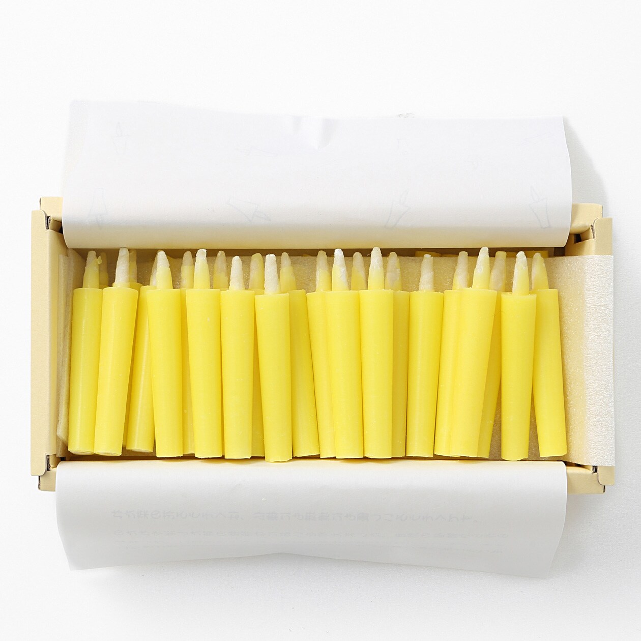 七尾の和ろうそく　菜の花ろうそく　豆