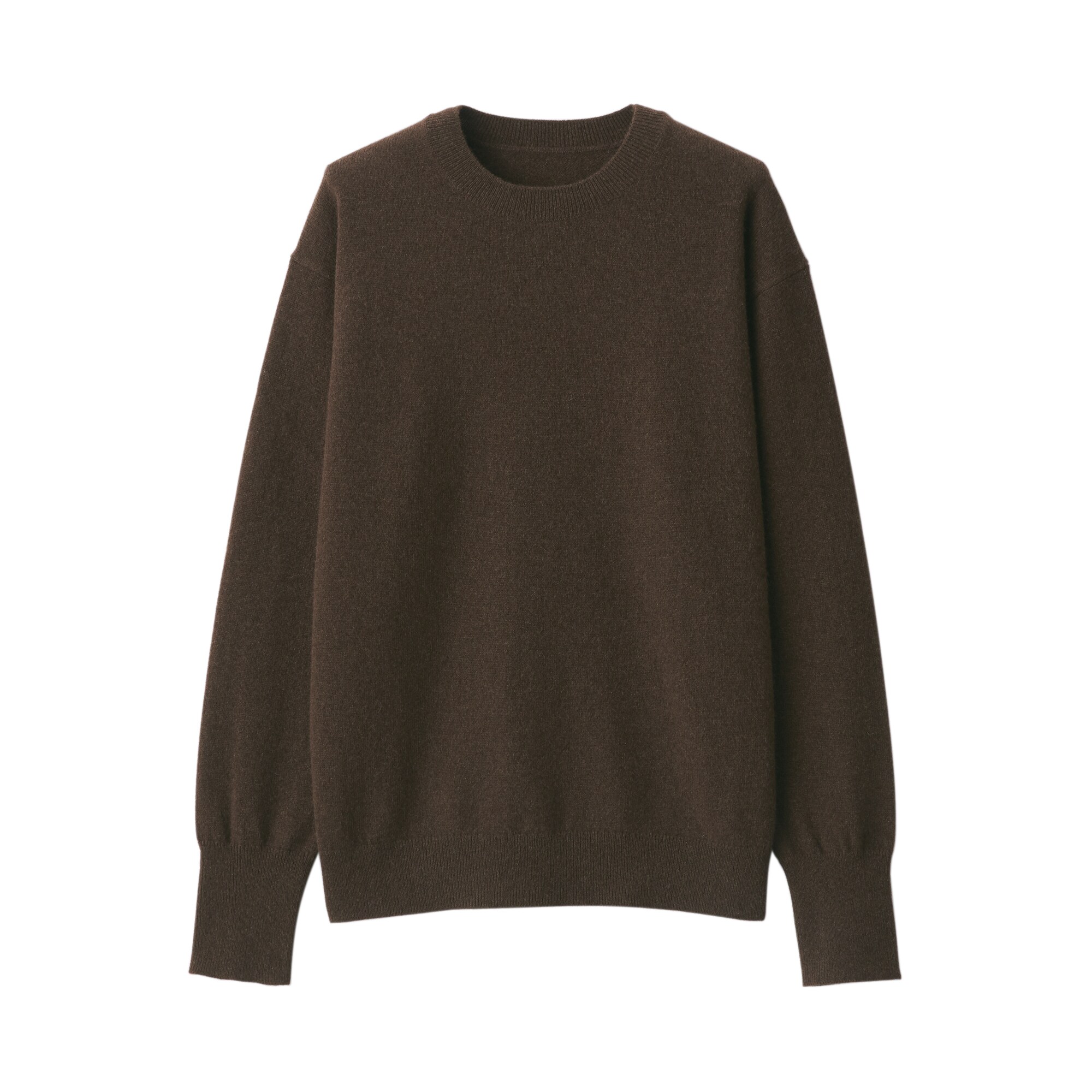 自然のまんまの色　ヤク　クルーネックセーター（数量限定）