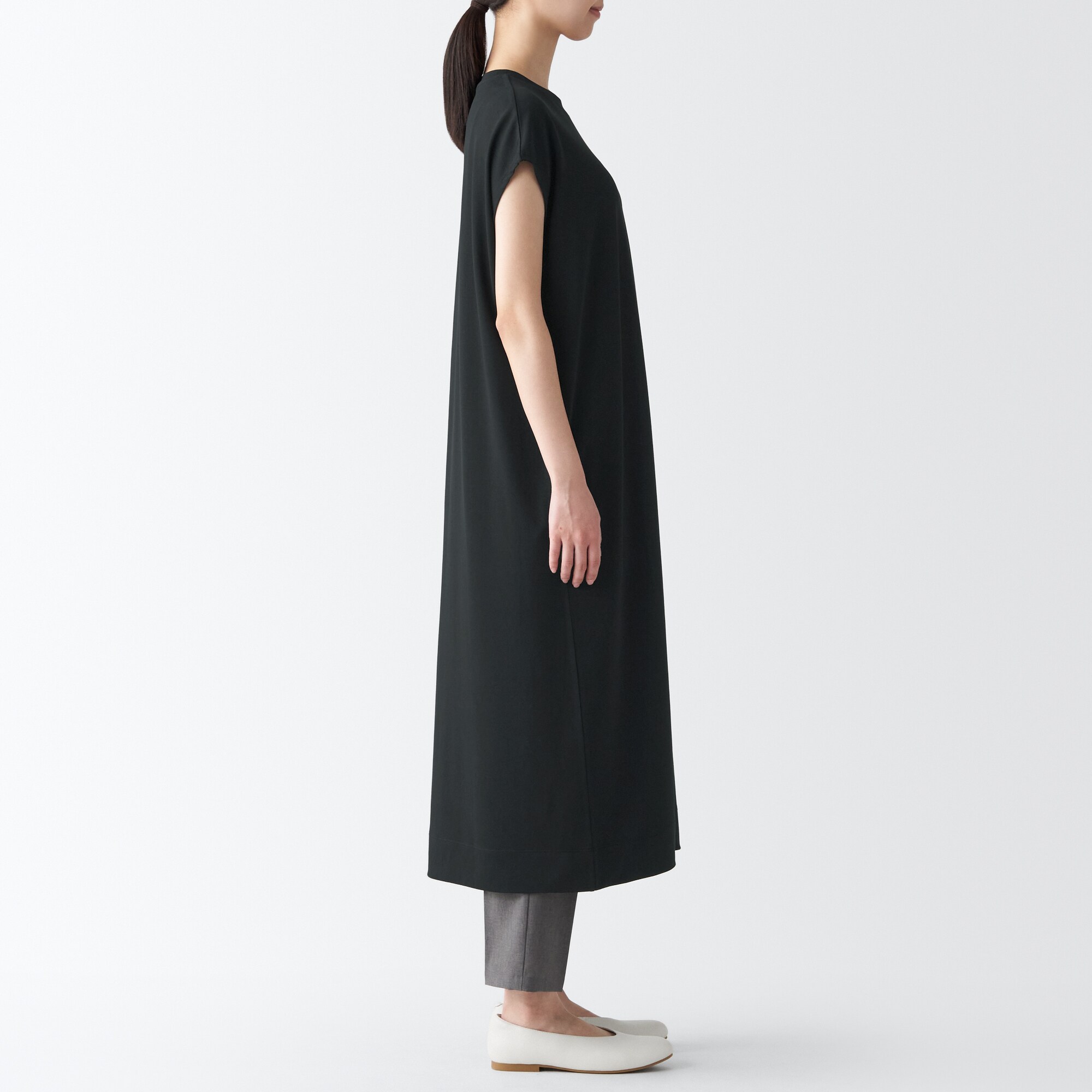 和紙混天竺編みワンピース（婦人）