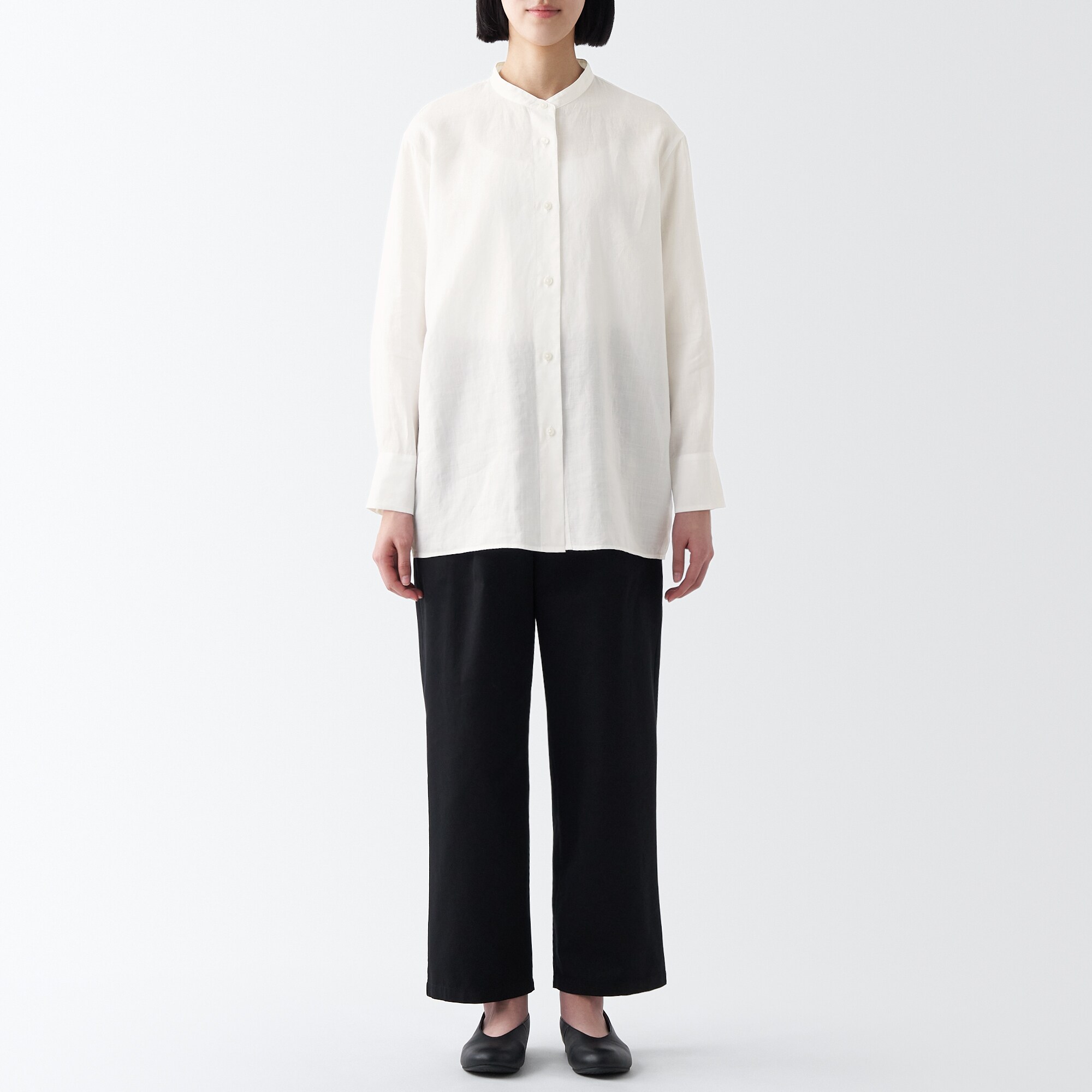 細番手ラミーブラウス（婦人）