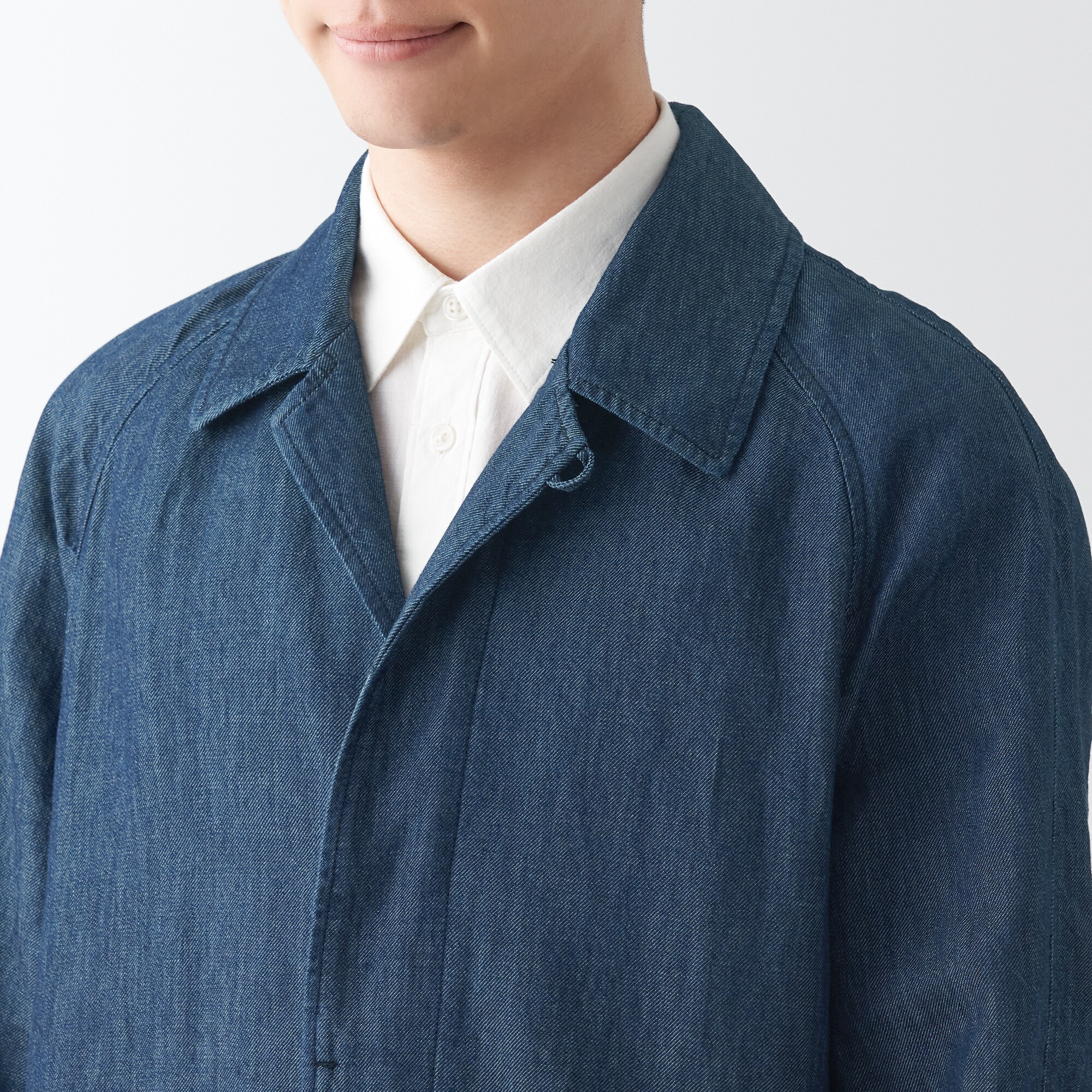 ラミーコットンデニムコート（紳士）