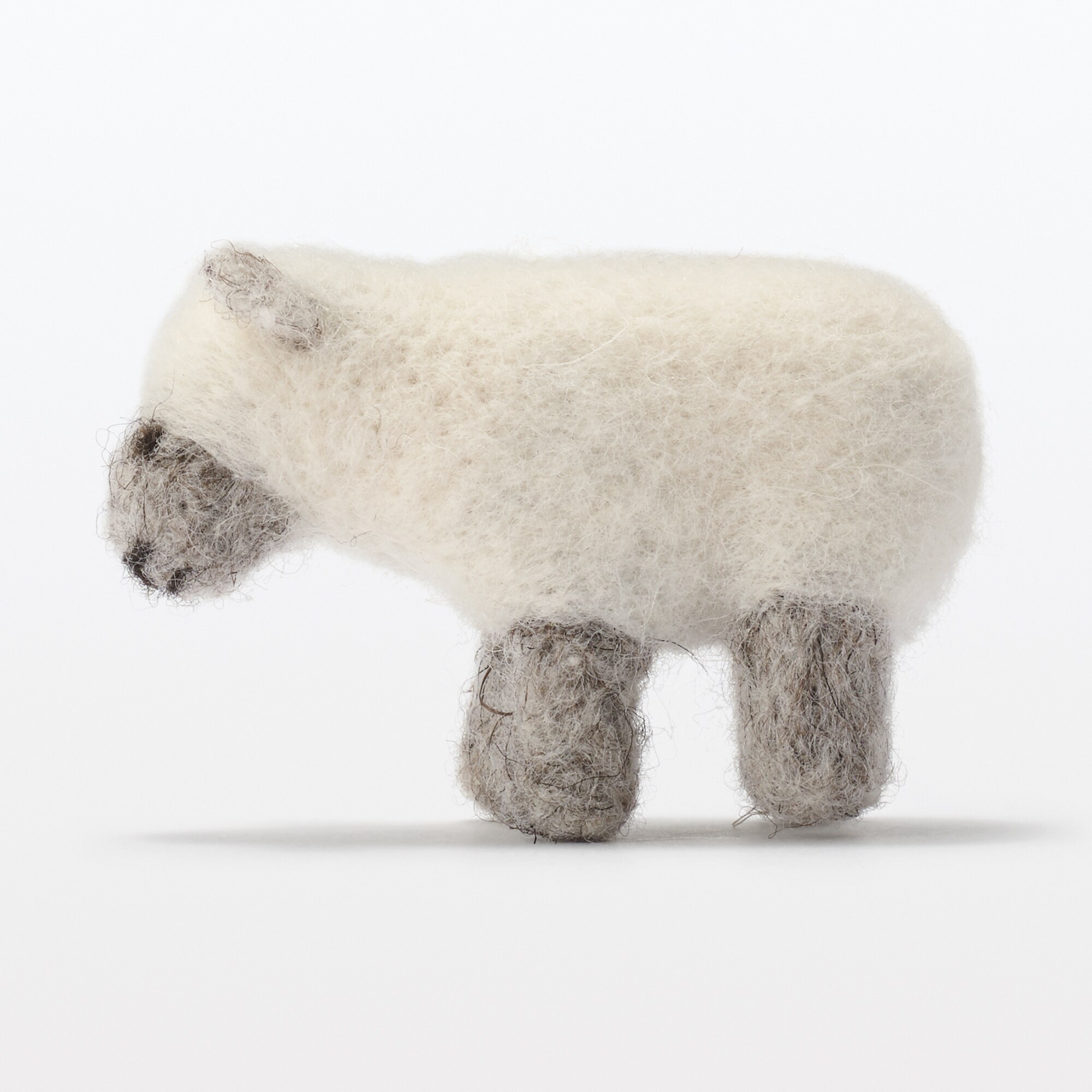 ウールフェルト　ひつじ・生成　ミニ