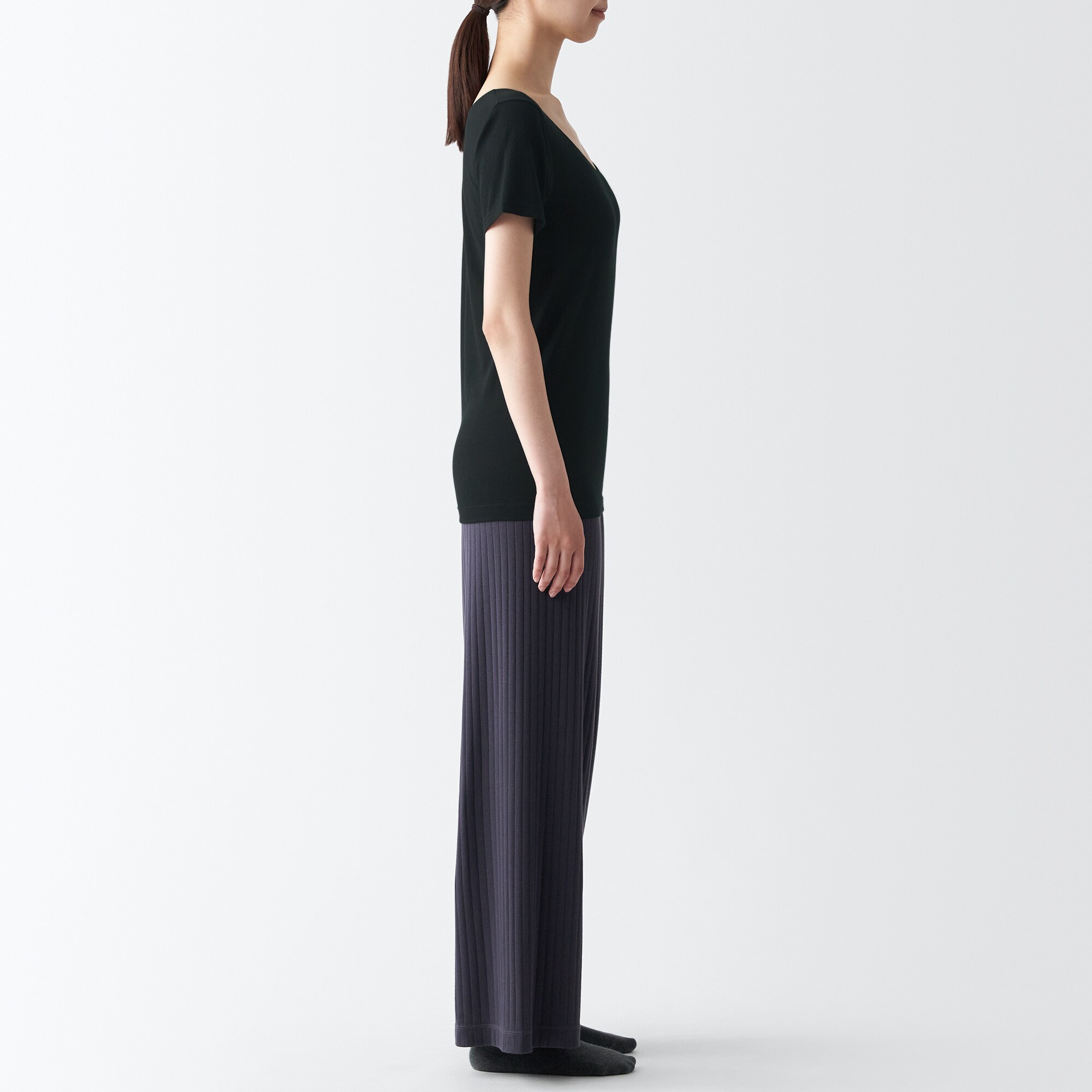 あったか綿　クルーネック半袖Ｔシャツ