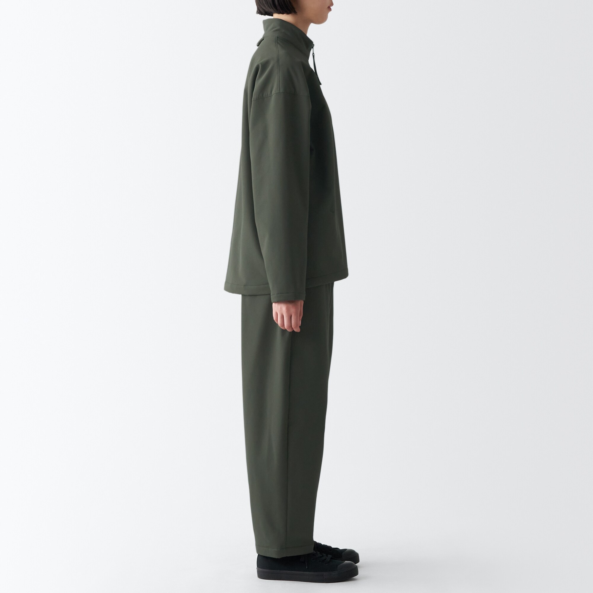 裏起毛ワイドパンツ