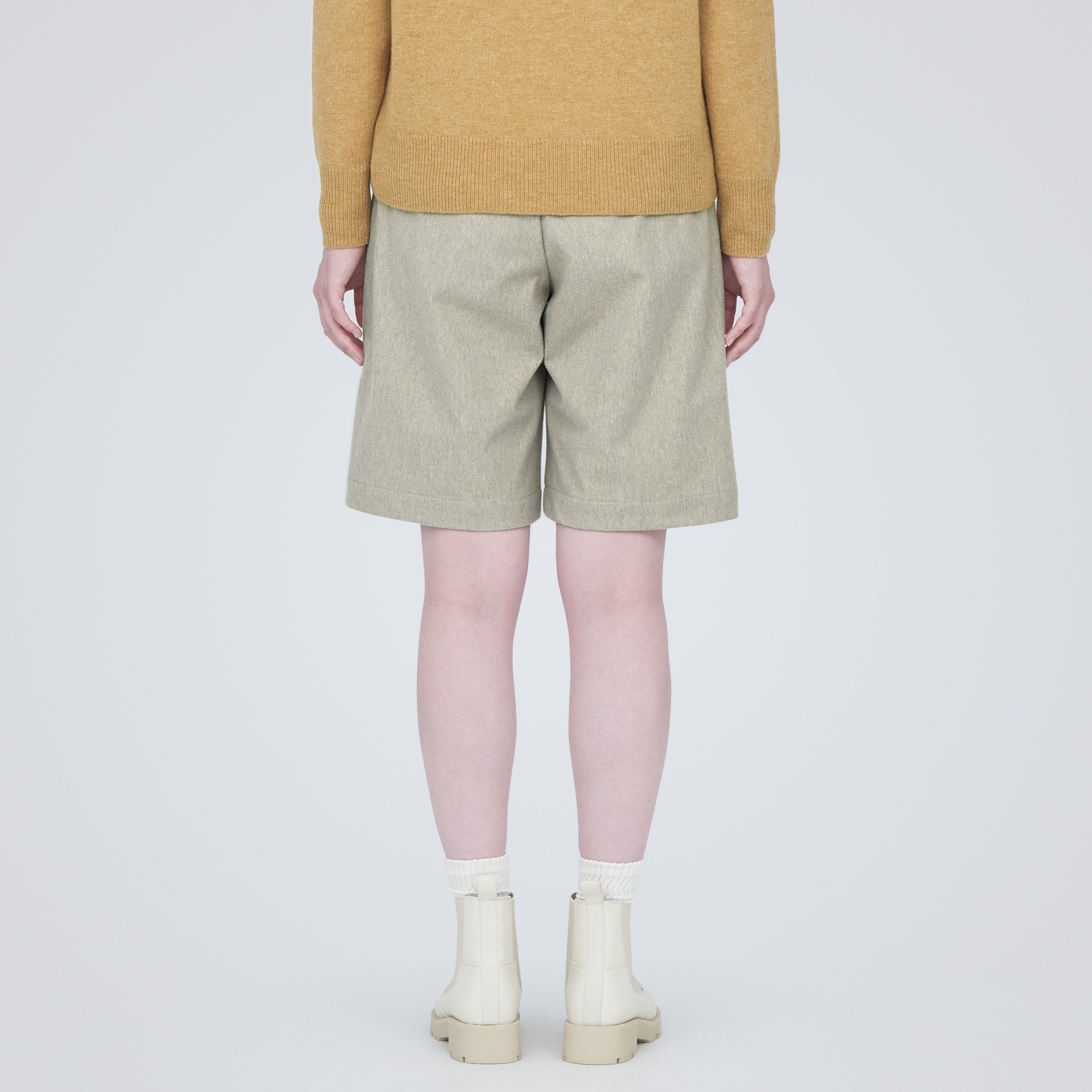 ストレッチ起毛ハーフパンツ