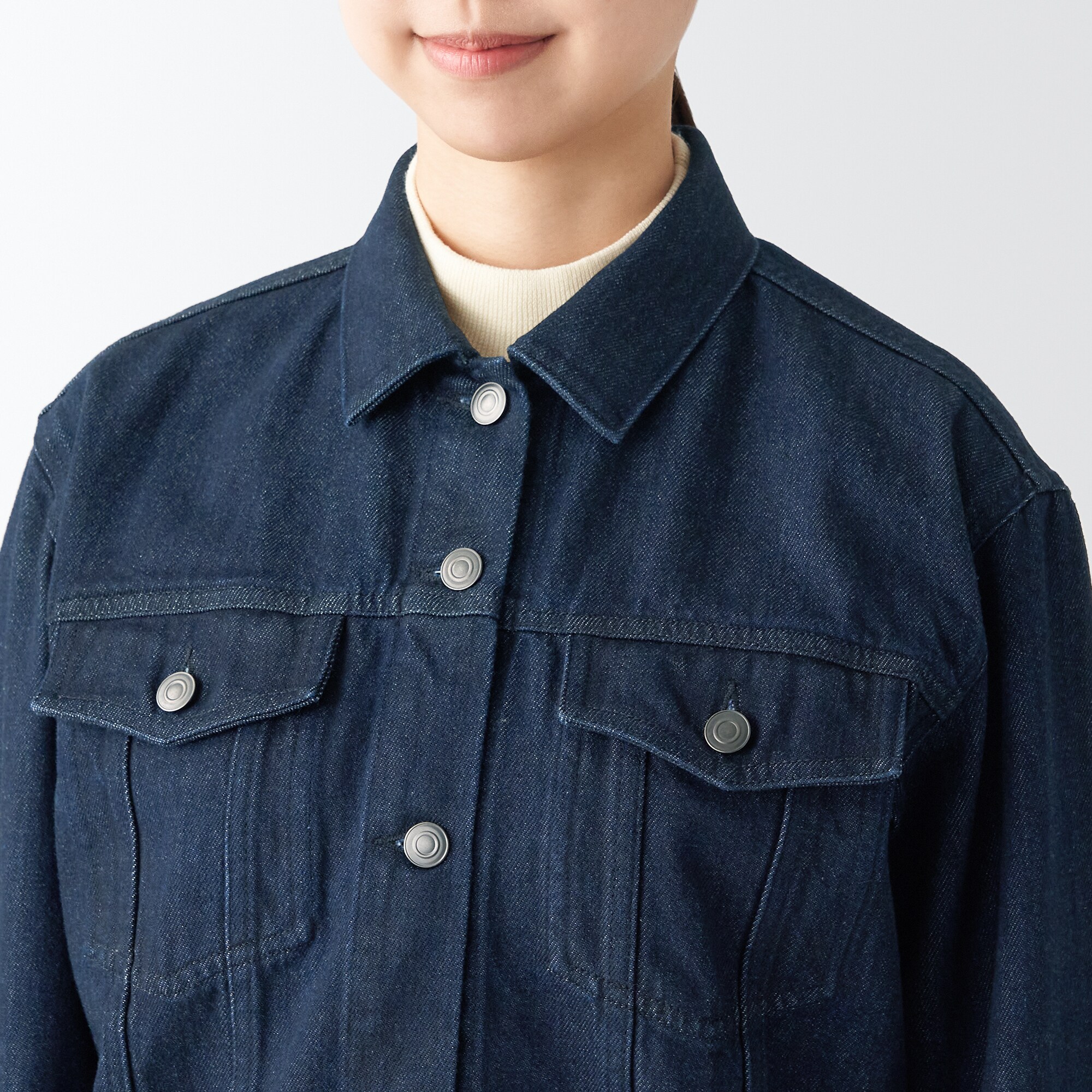 洗いざらしデニムジャケット