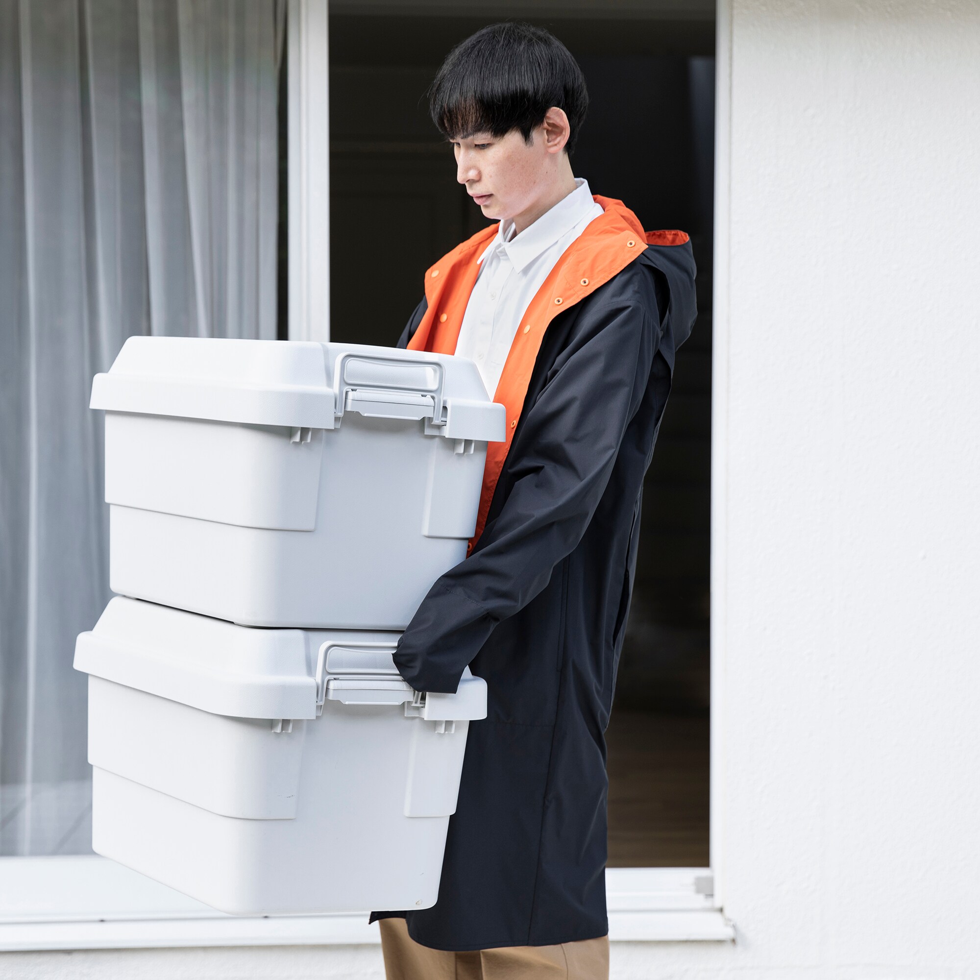 いつものもしも　着るバッグ１１ポケットコート