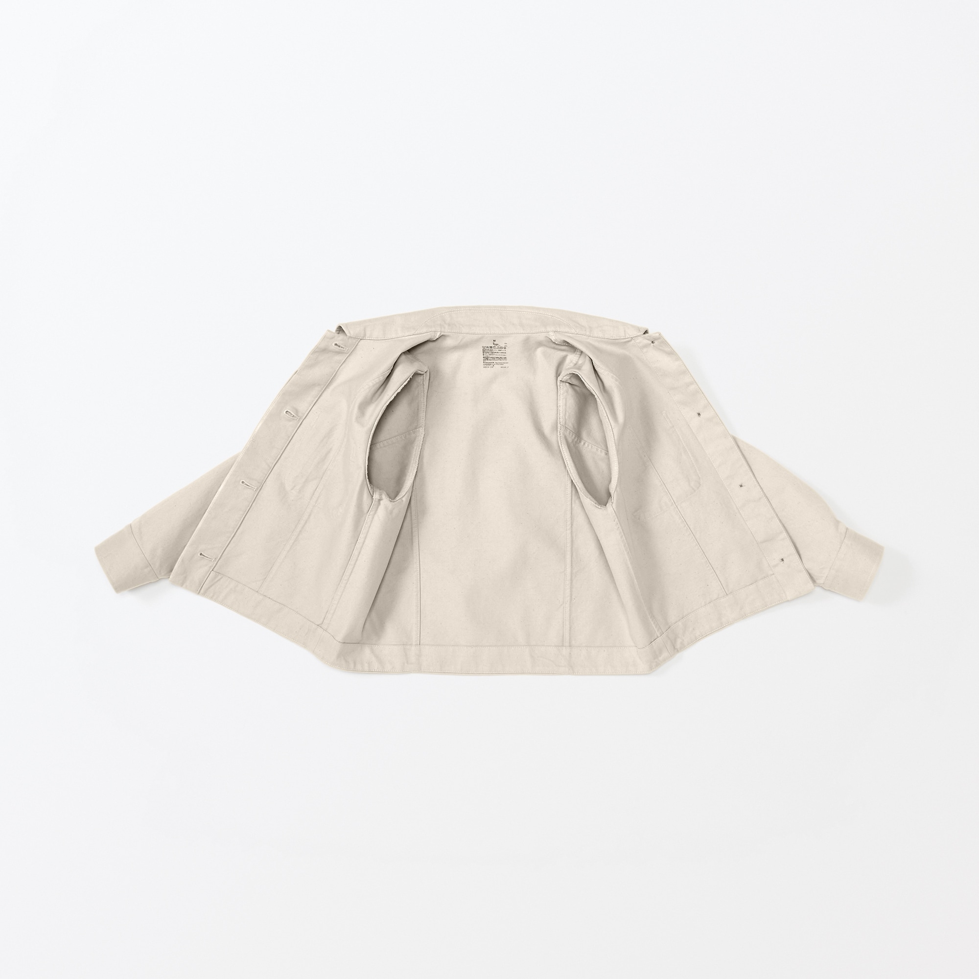 婦人　木の実から作ったカポック混シャツジャケット