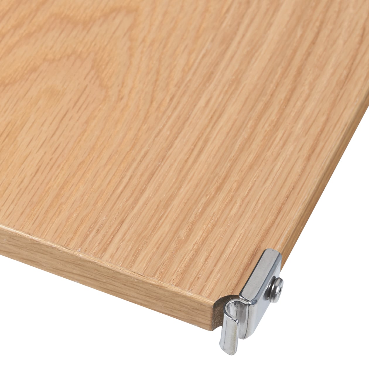 ステンレスユニットシェルフ・追加棚・オーク材／幅４２ｃｍ～８４ｃｍタイプ用