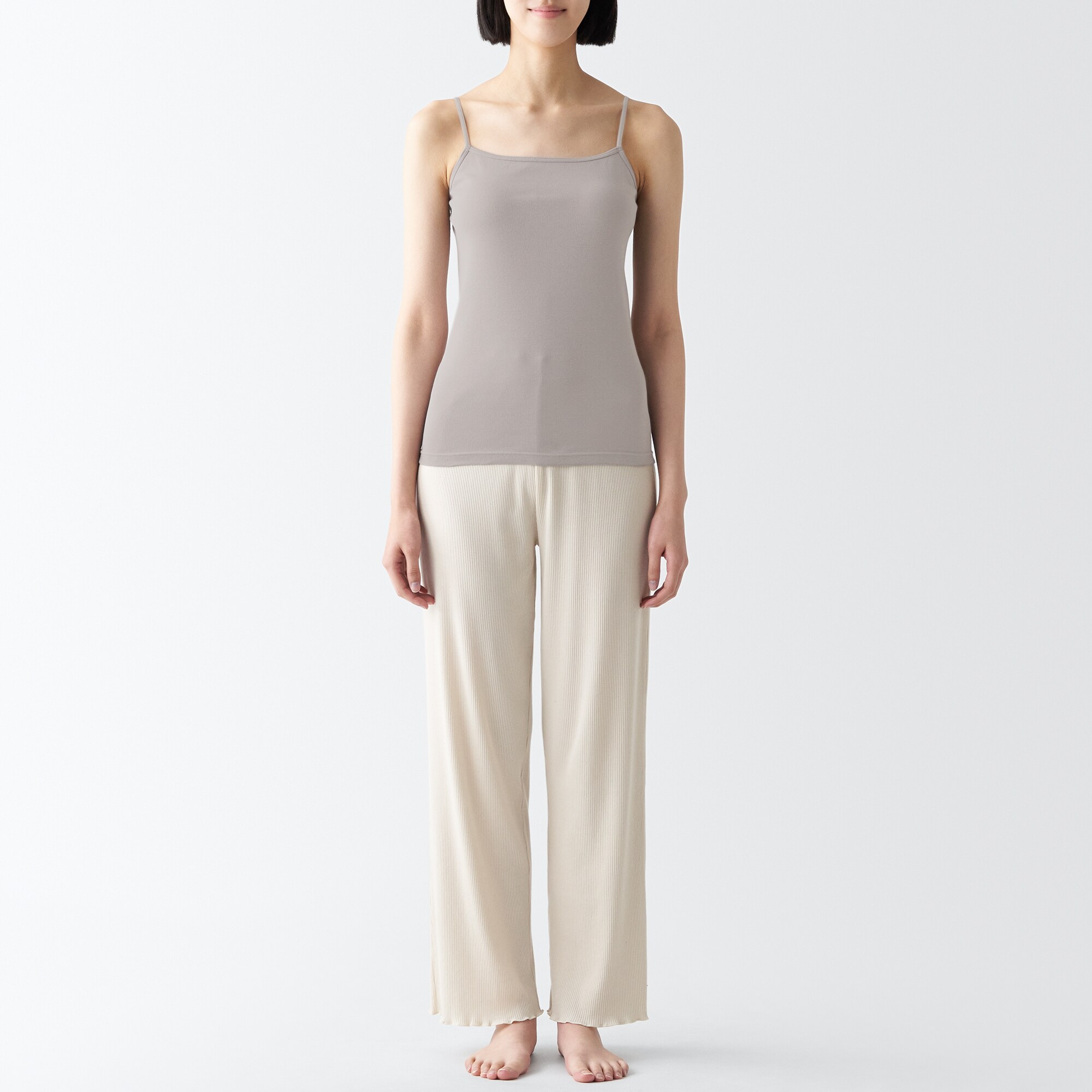 さらっと綿　キャミソール（汗取りパッドなし）