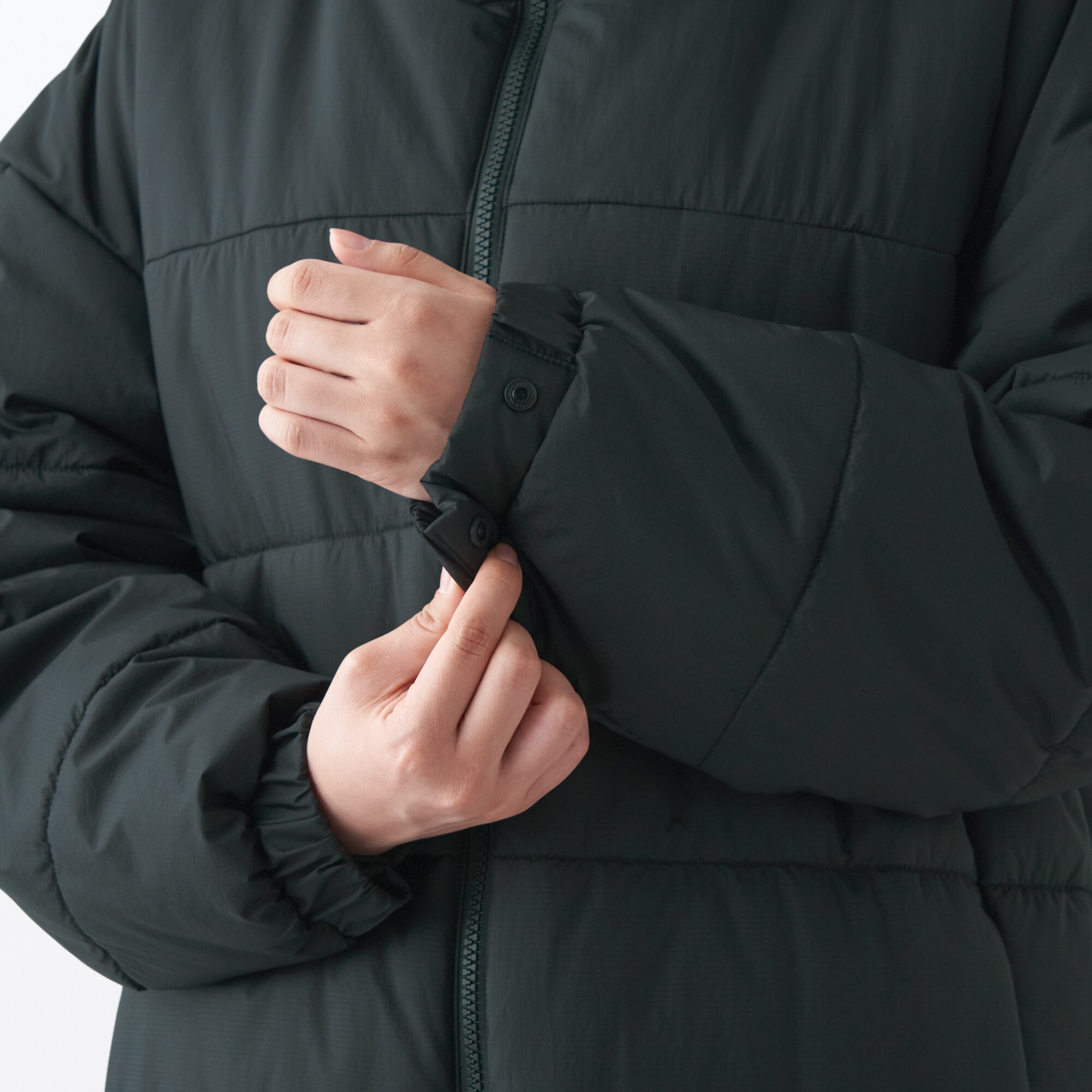 防風撥水中わたコート