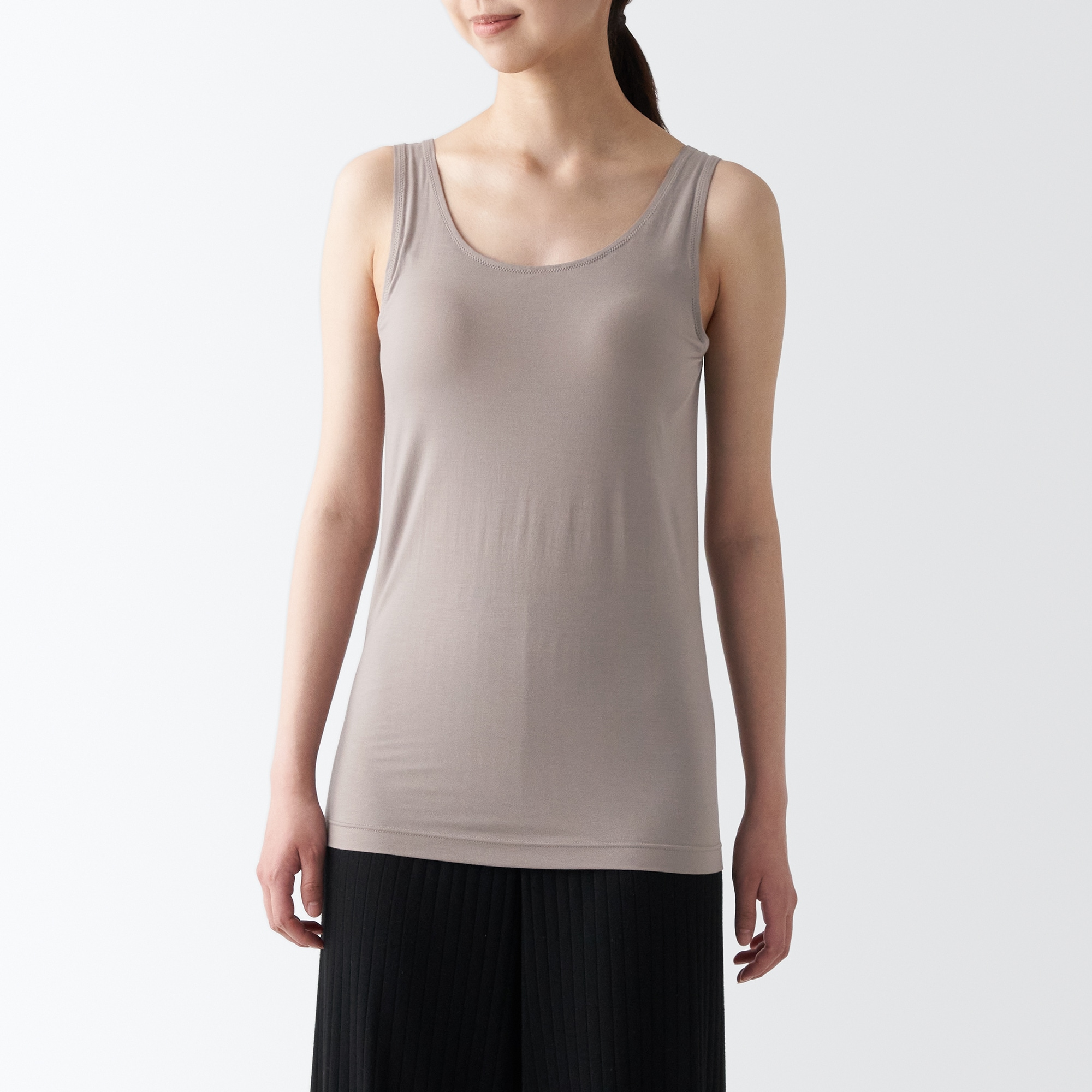 婦人　なめらかブラタンクトップ