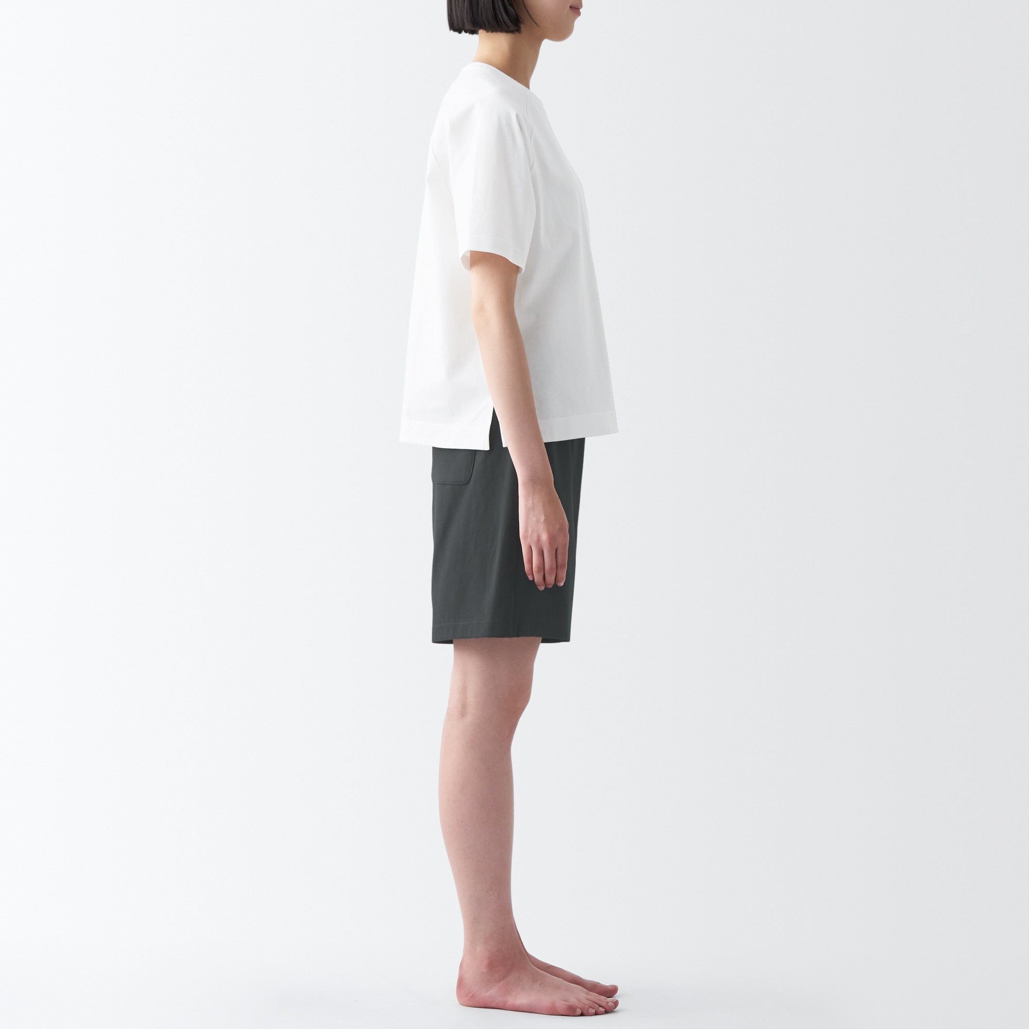 太番手天竺編み　半袖ルームウエアセット