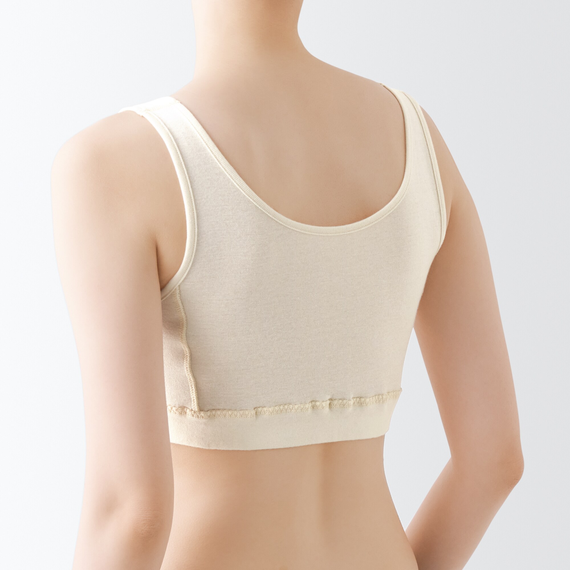 無染色前開きブラジャー