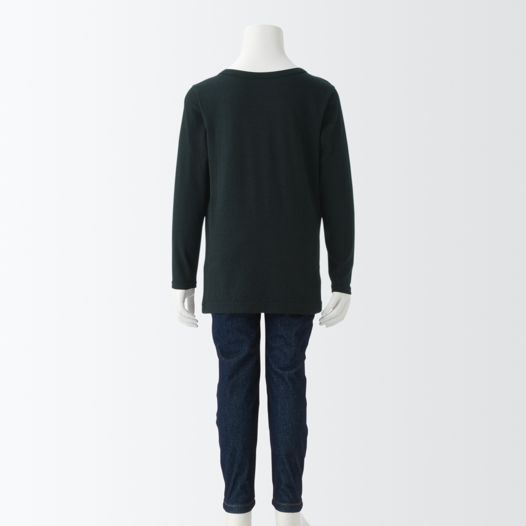 あったか綿　クルーネック長袖Ｔシャツ（キッズ）