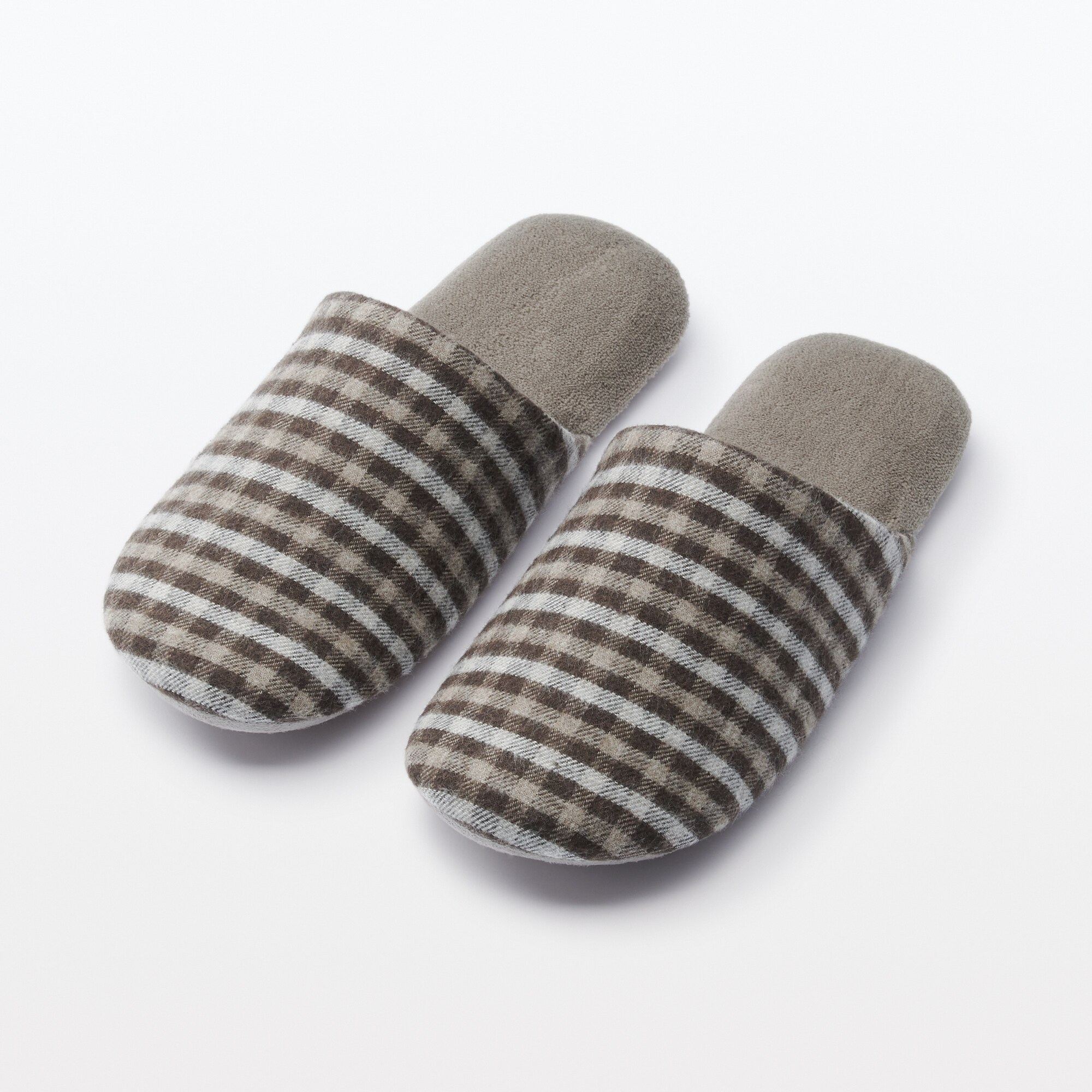 洗える足なりフランネルスリッパ　Ｍ～ＸＸＬ