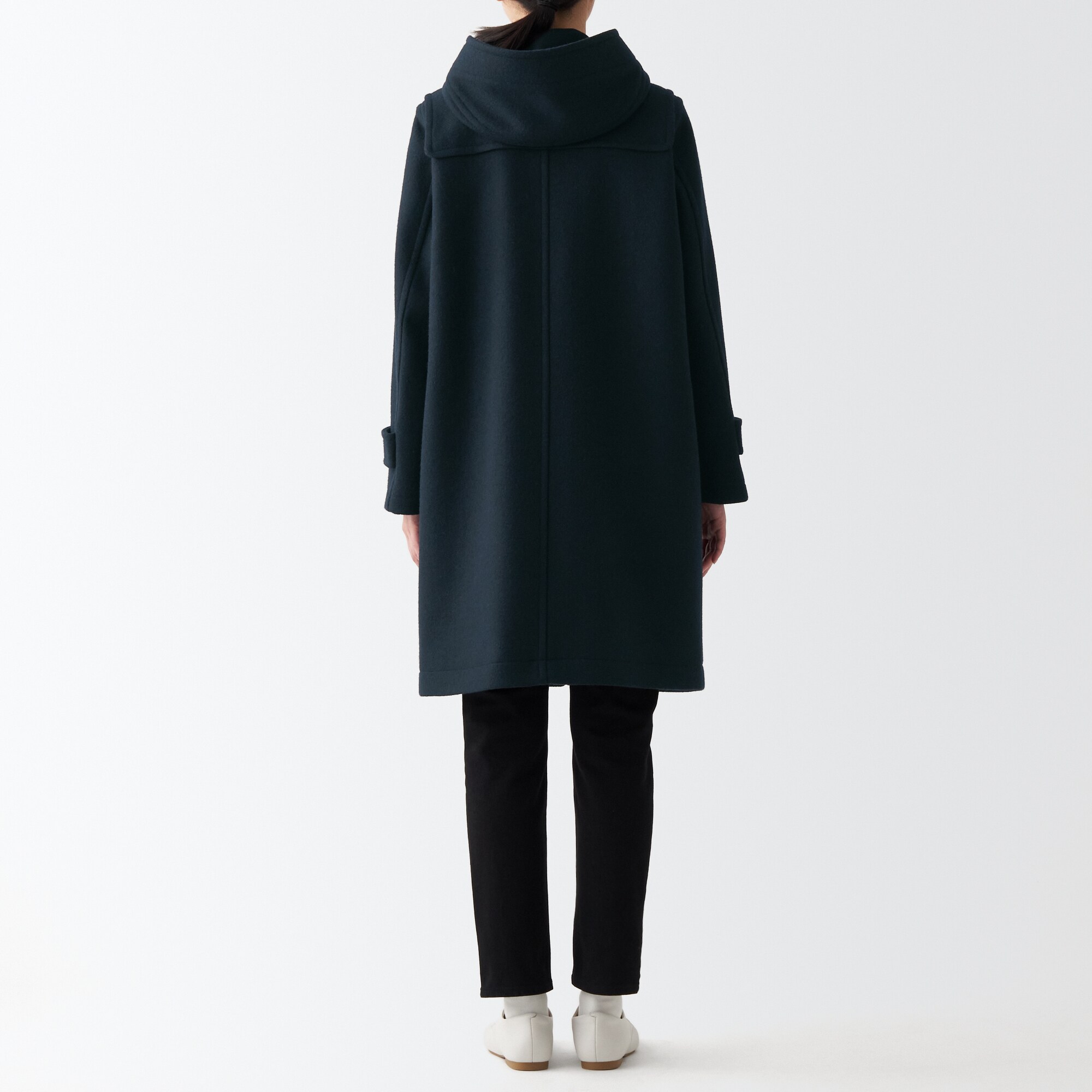 ウール混ダッフルコート