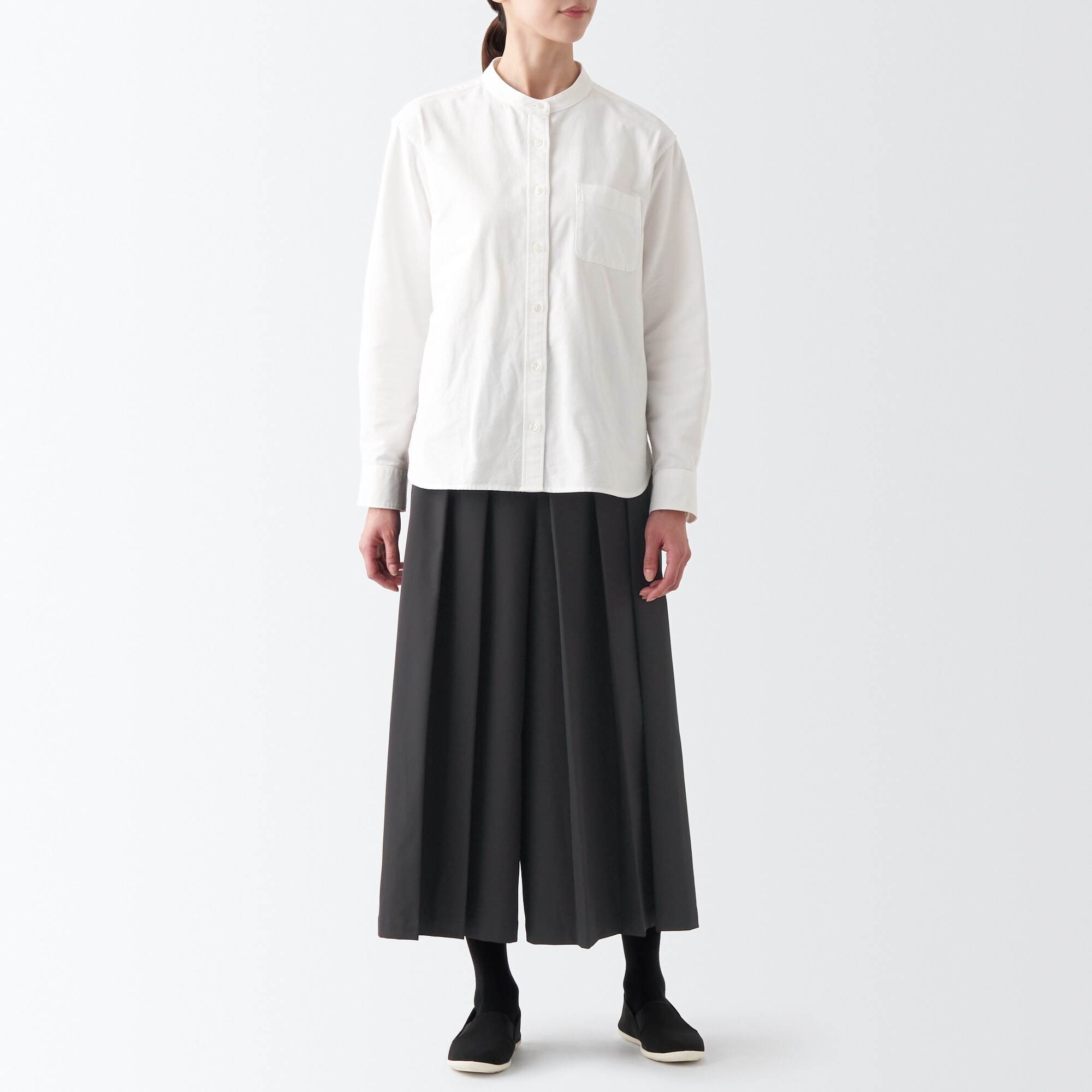 乾きやすいストレッチはかまパンツ