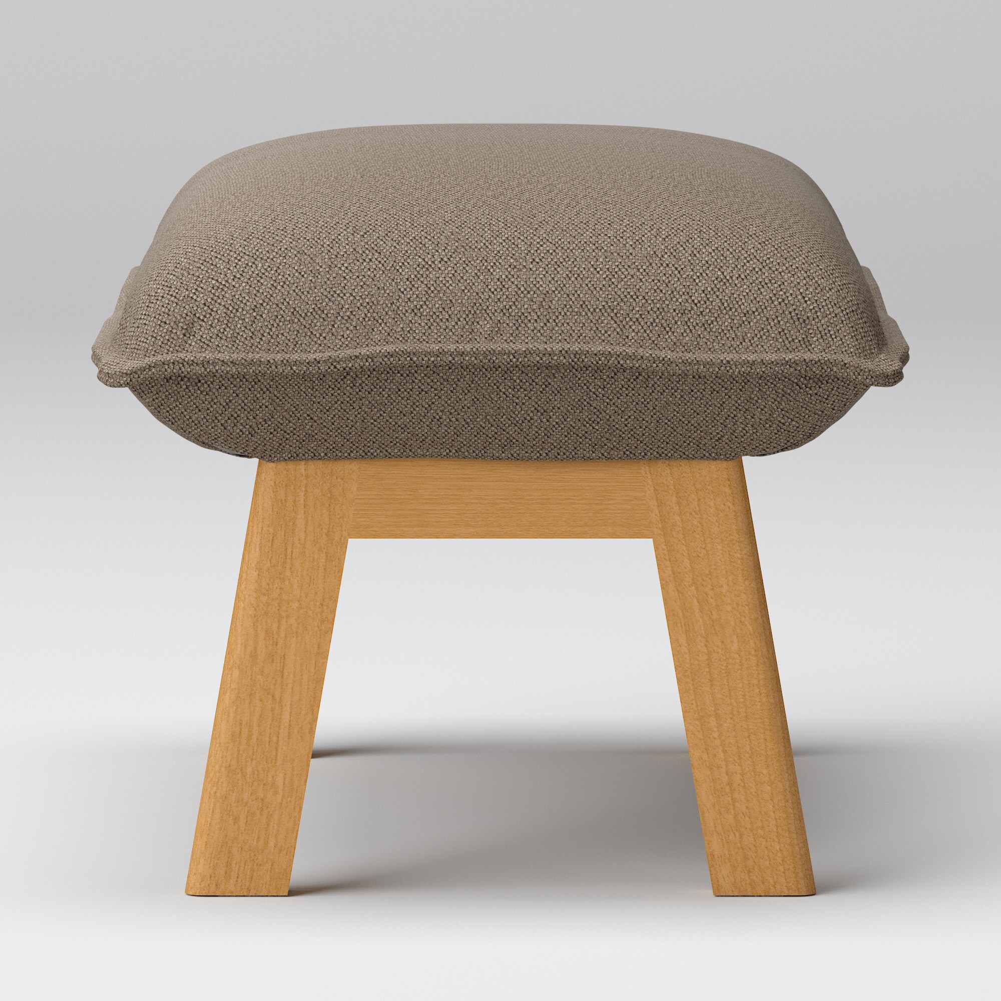 【カバー】綿太番手ハイバックリクライニングソファ・オットマン用カバー／ブラウン