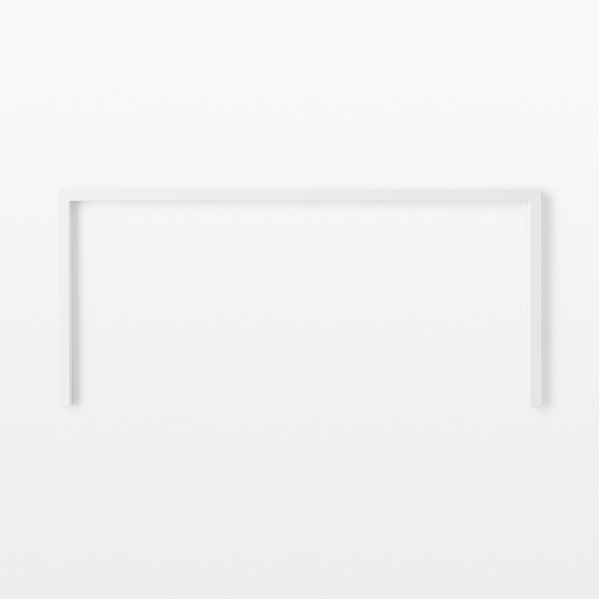 スチールユニットシェルフ用帆立補強パーツ・ライトグレー