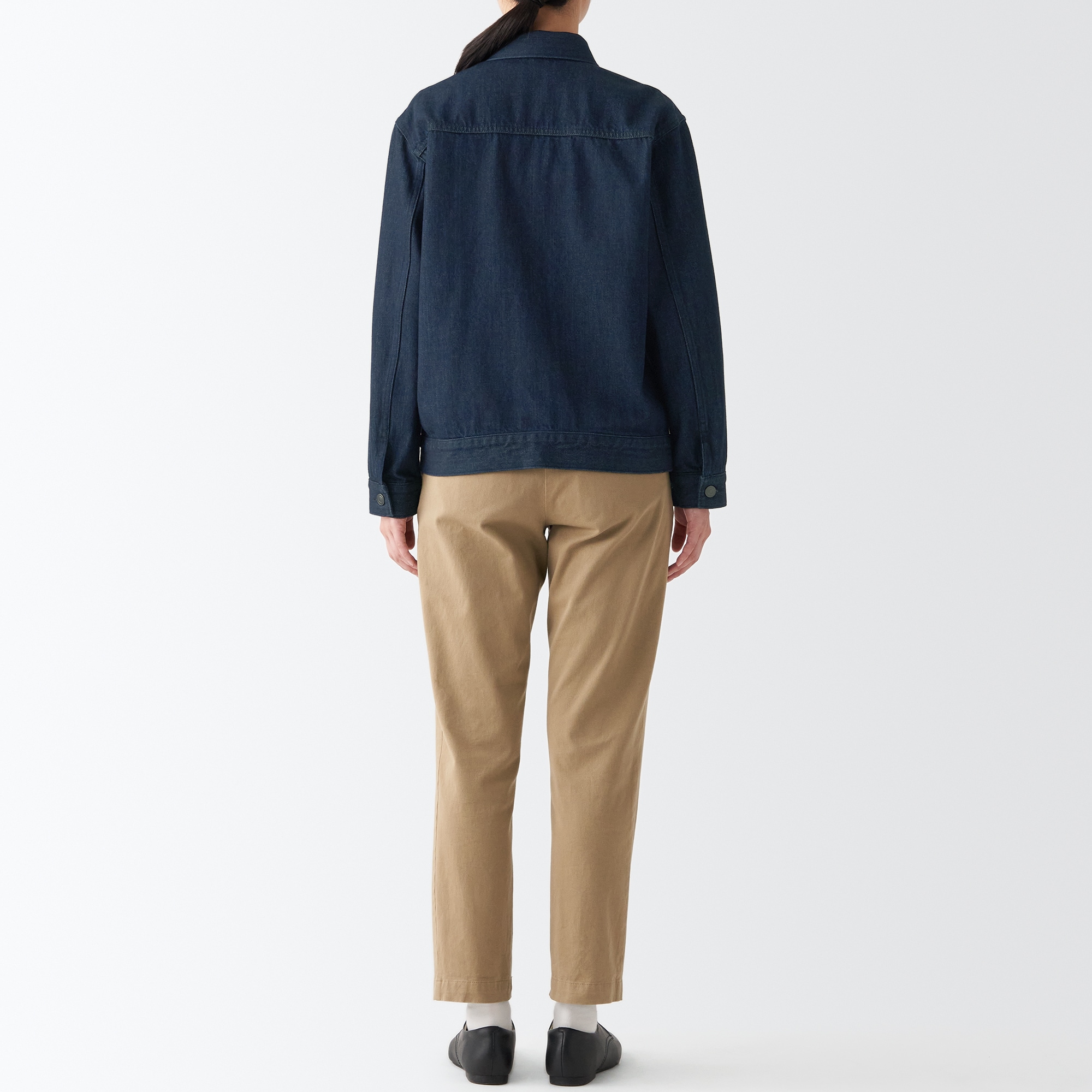 洗いざらしデニムジャケット