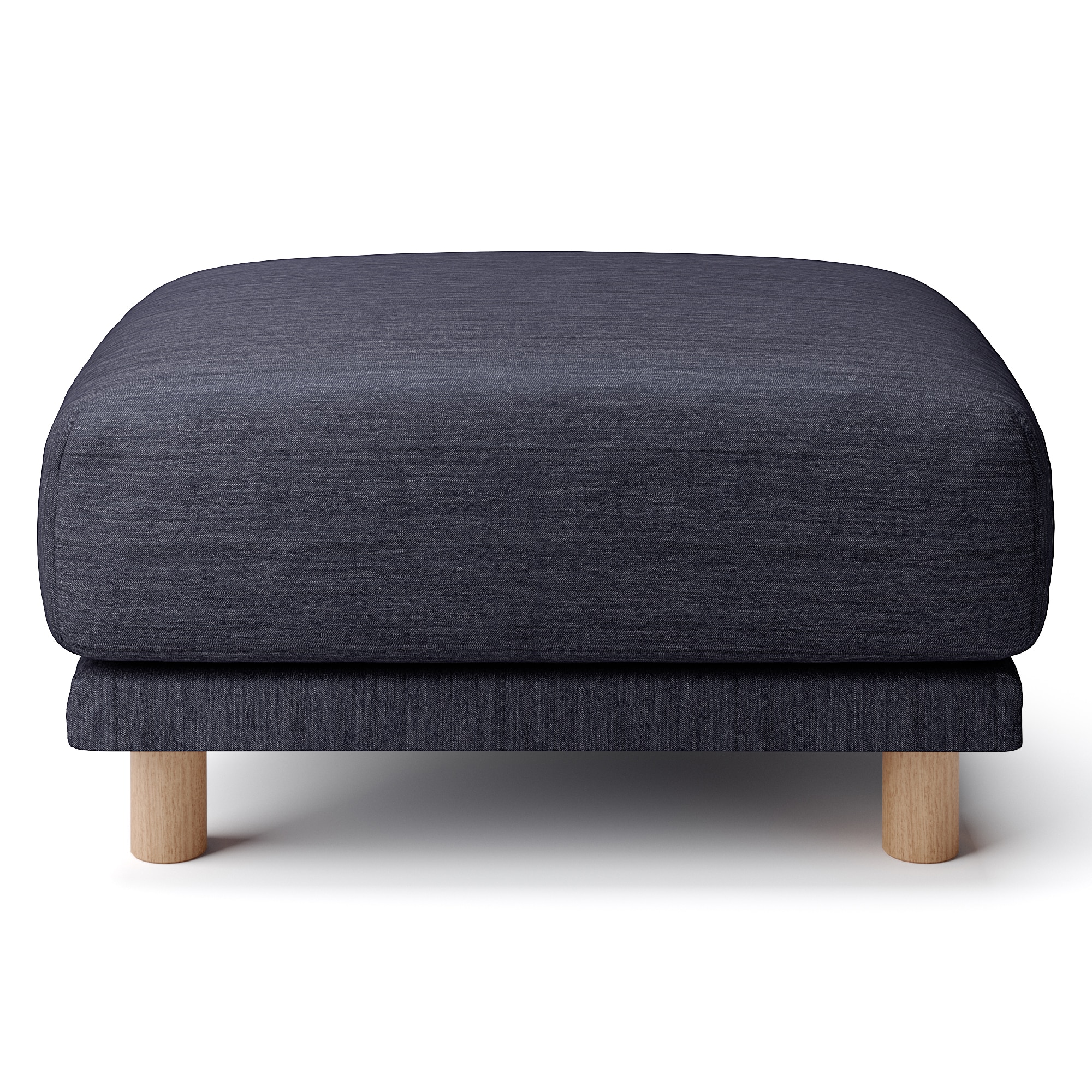 【カバー】綿デニムソファ本体・オットマン・ウレタン・ポケットコイル用カバー／ネイビー