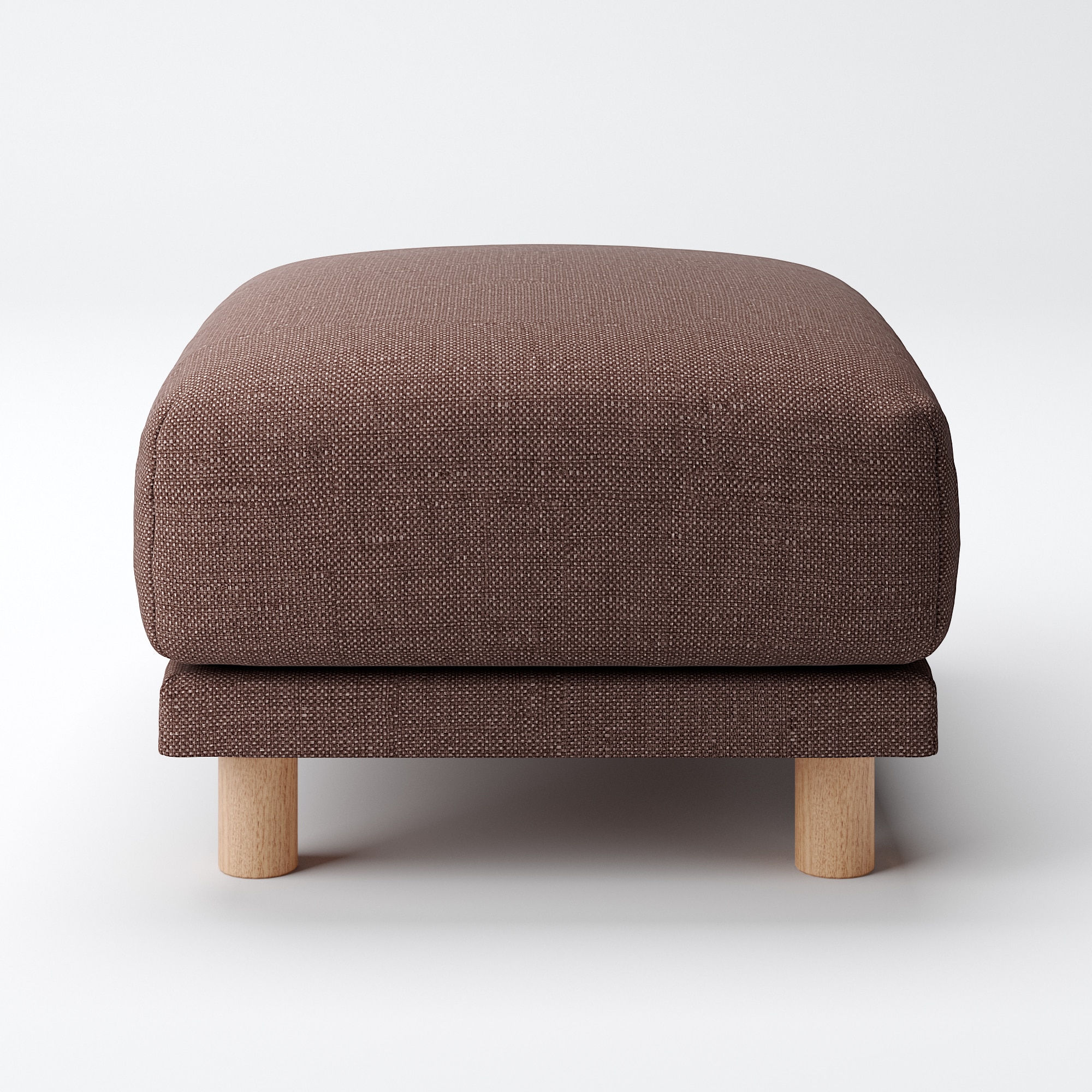 【カバー】綿ポリエステル変り織ソファ本体オットマンウレタンポケットコイル用カバー／ベージュ