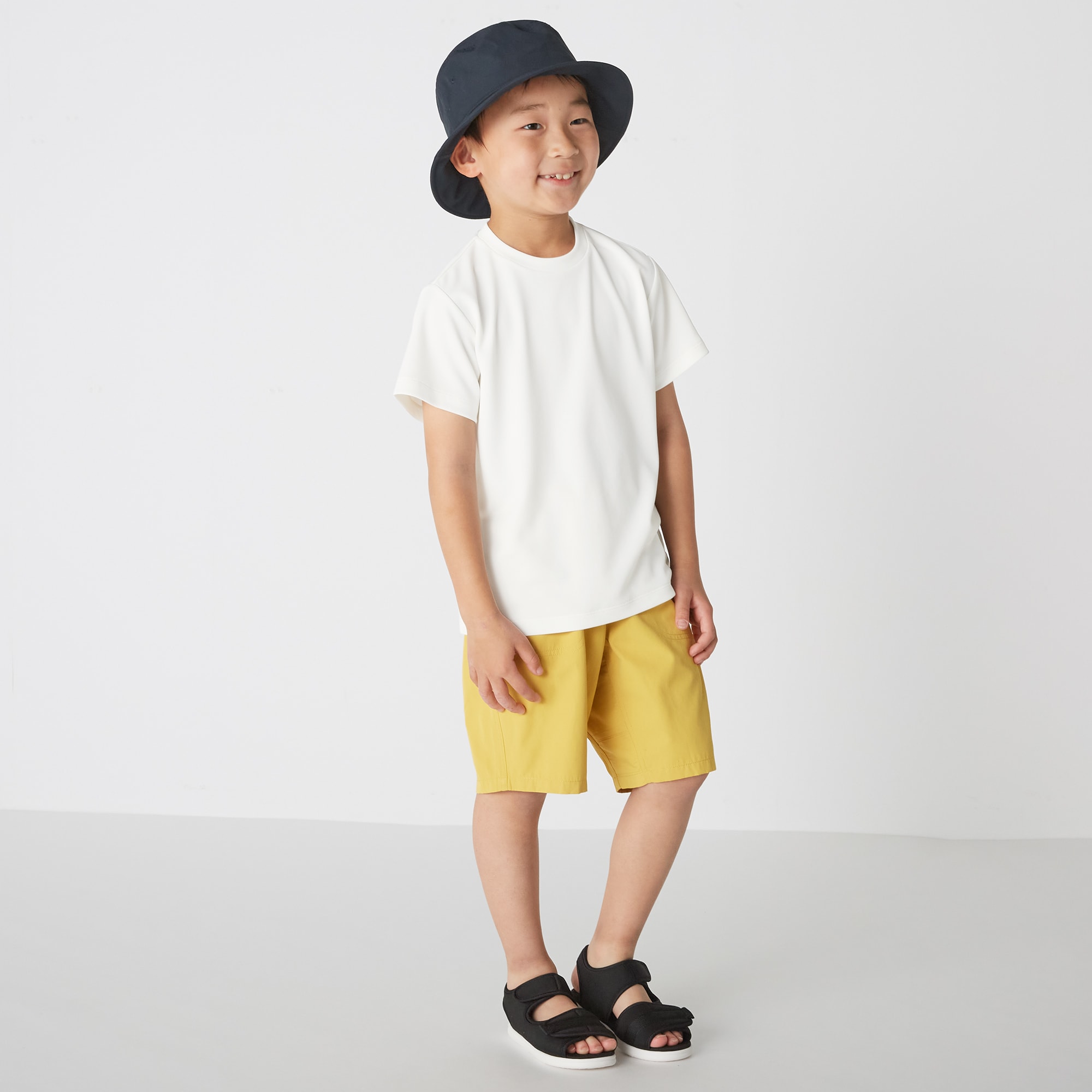 ＵＶカット　乾きやすいクルーネック半袖Ｔシャツ（キッズ）