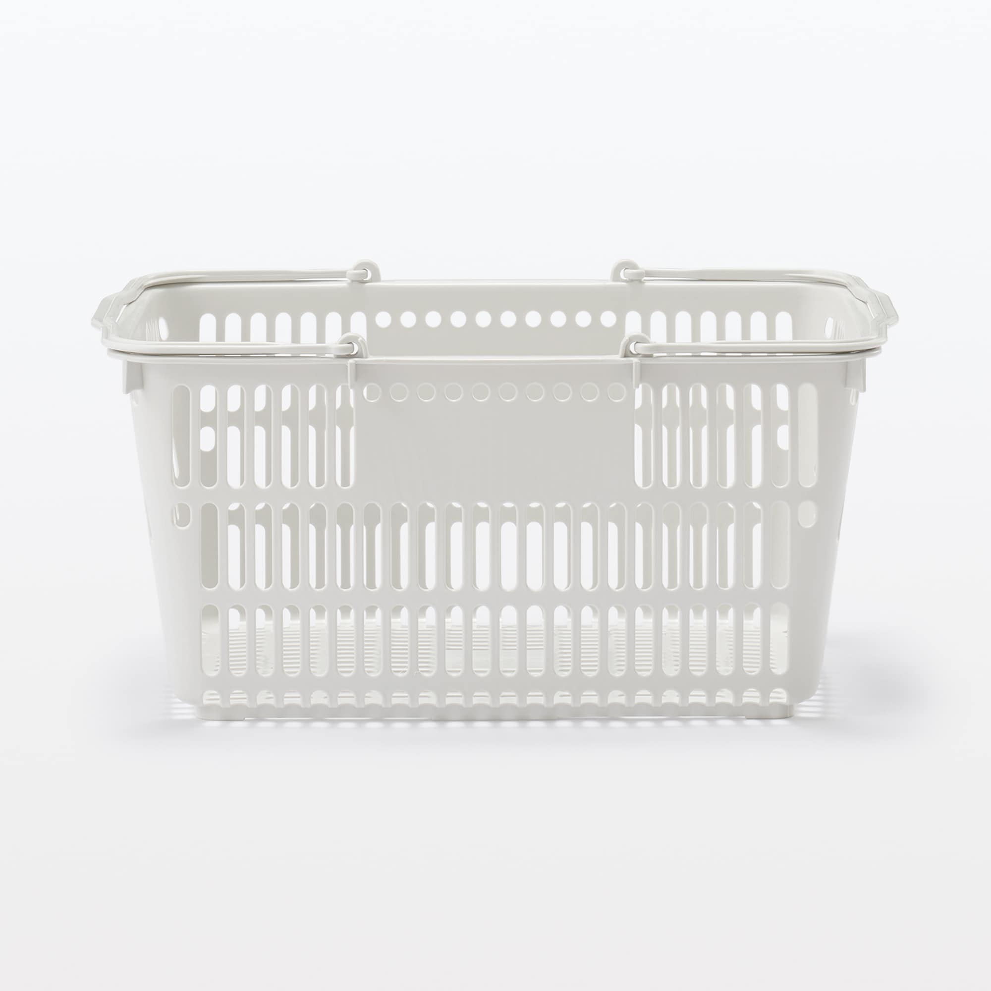 ポリプロピレン　買い物かご　約幅５２×奥行３６×高さ２５．５ｃｍ