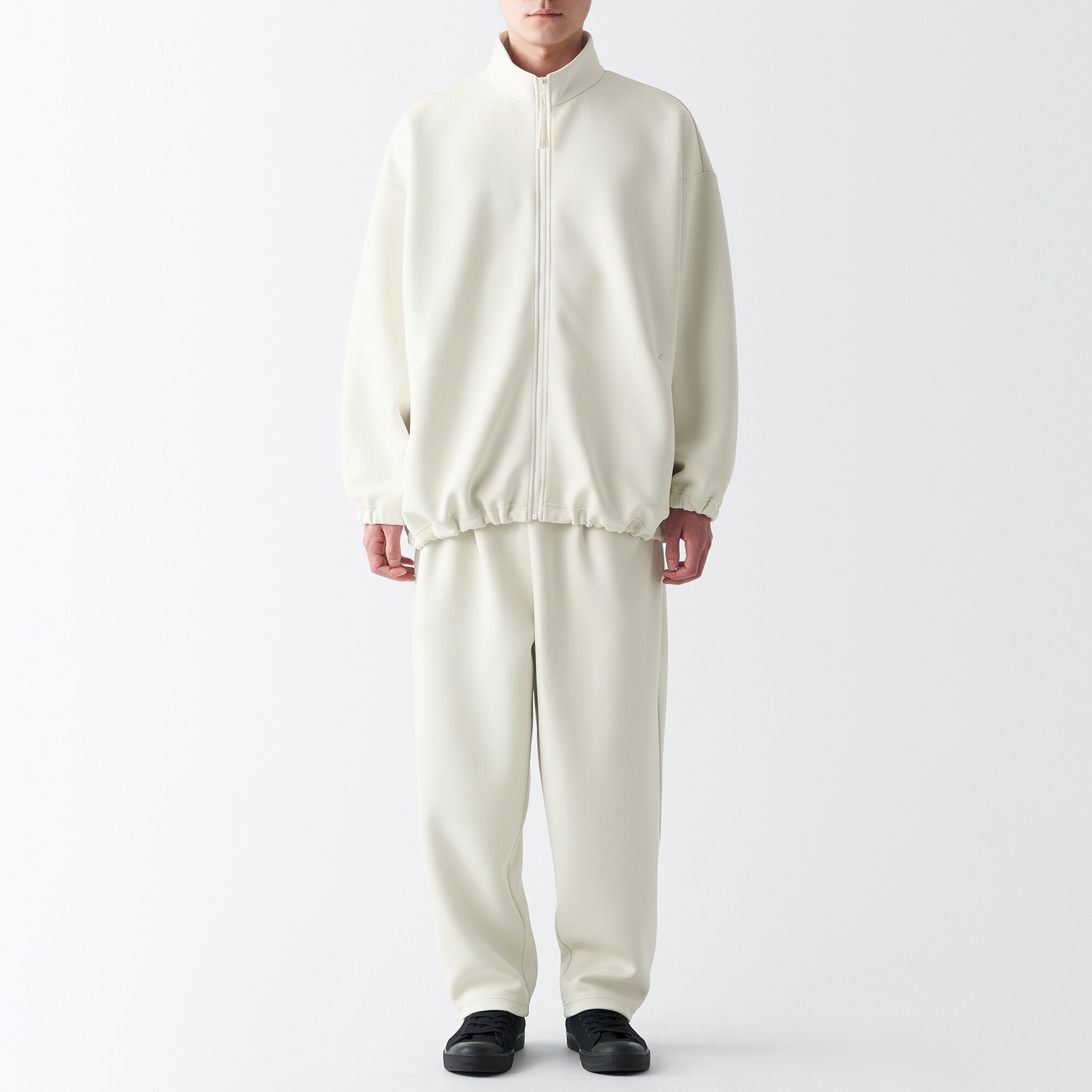 二重編みスウェットパンツ