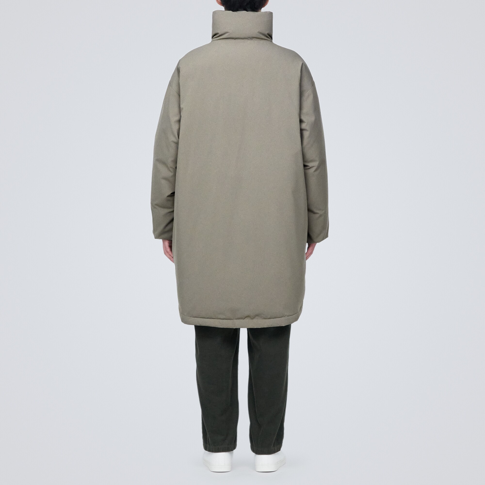 撥水スタンドカラーダウンコート