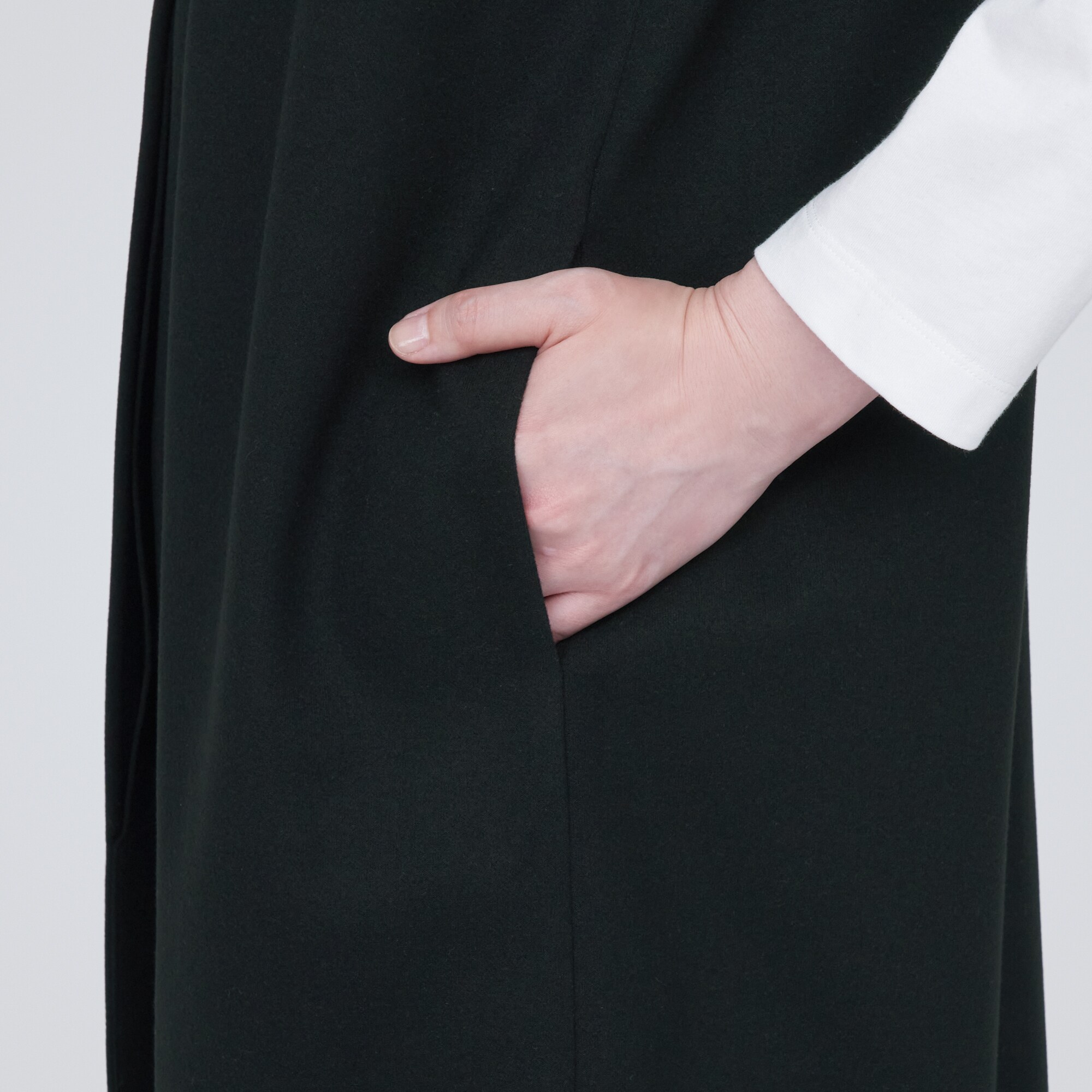 ストレッチ起毛ジレ