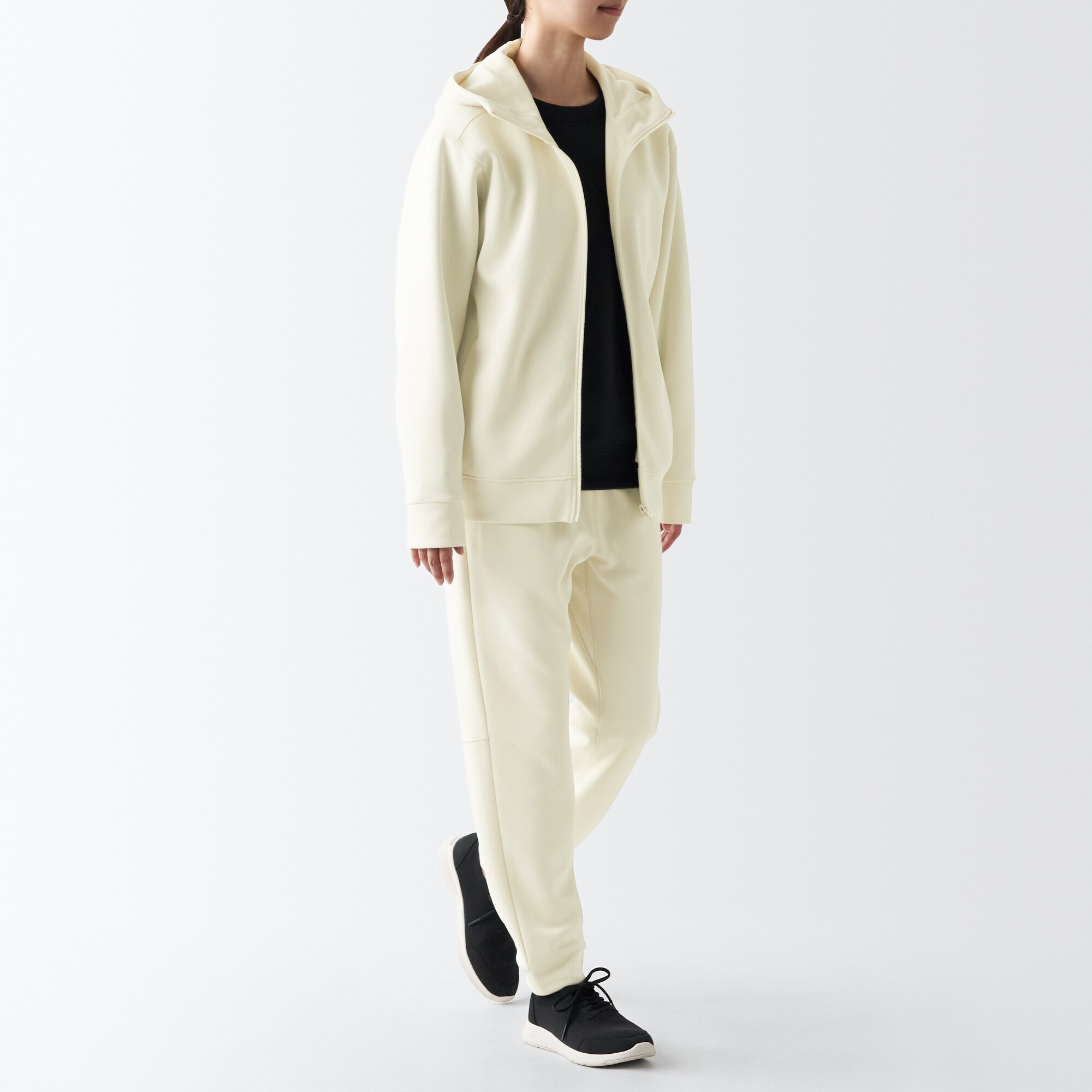 ＵＶカット乾きやすいスウェットフルジップパーカ