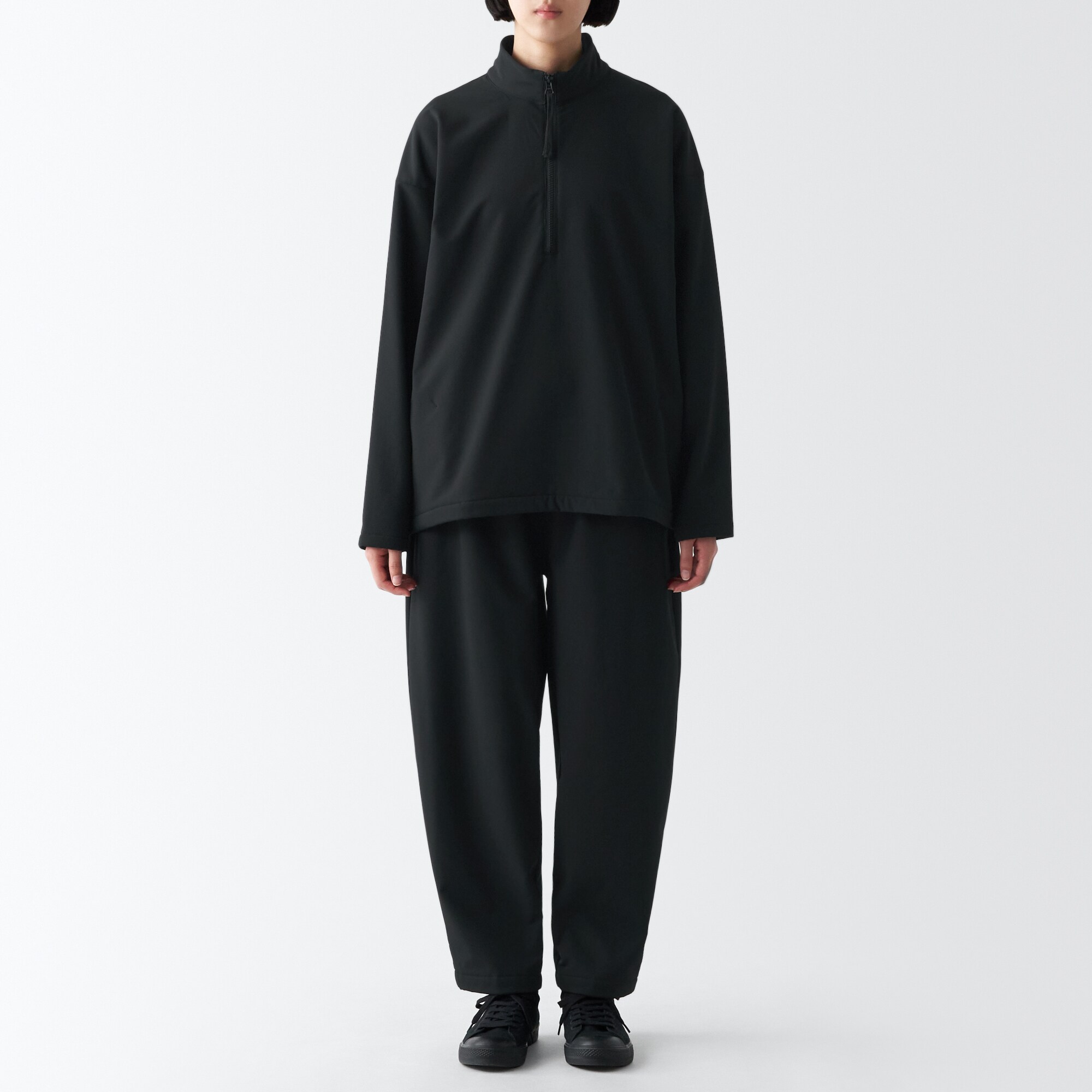 裏起毛ワイドパンツ